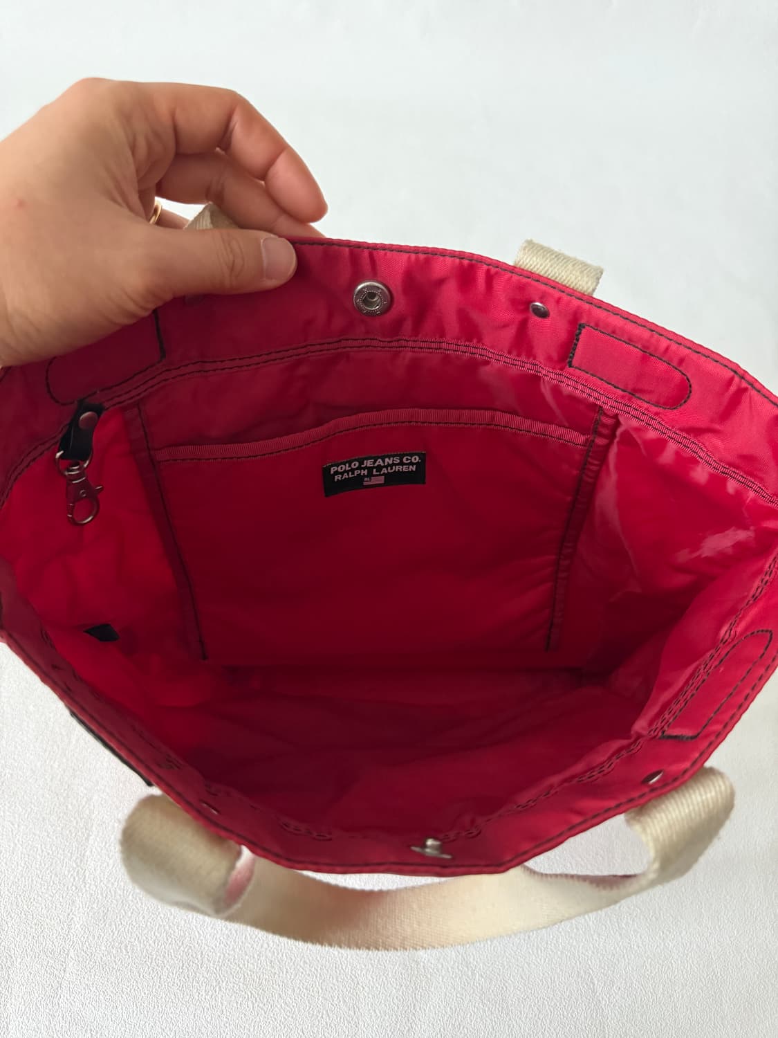 폴로진스(POLO JEANS) 토트 숄더백 상품이미지5