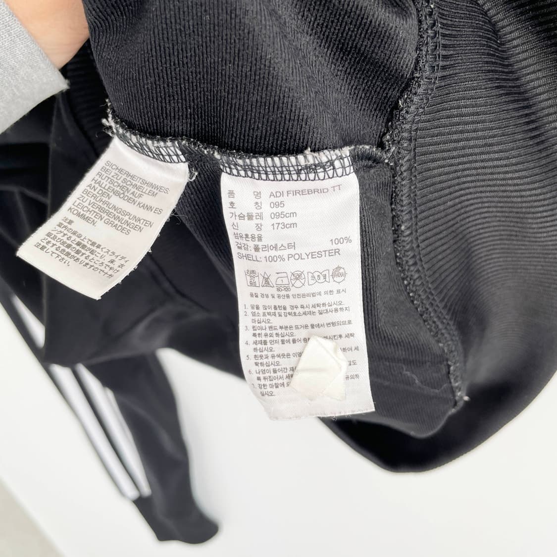 F2 아디다스 파이어버드 블랙 트랙탑 져지 95사이즈 상품이미지5