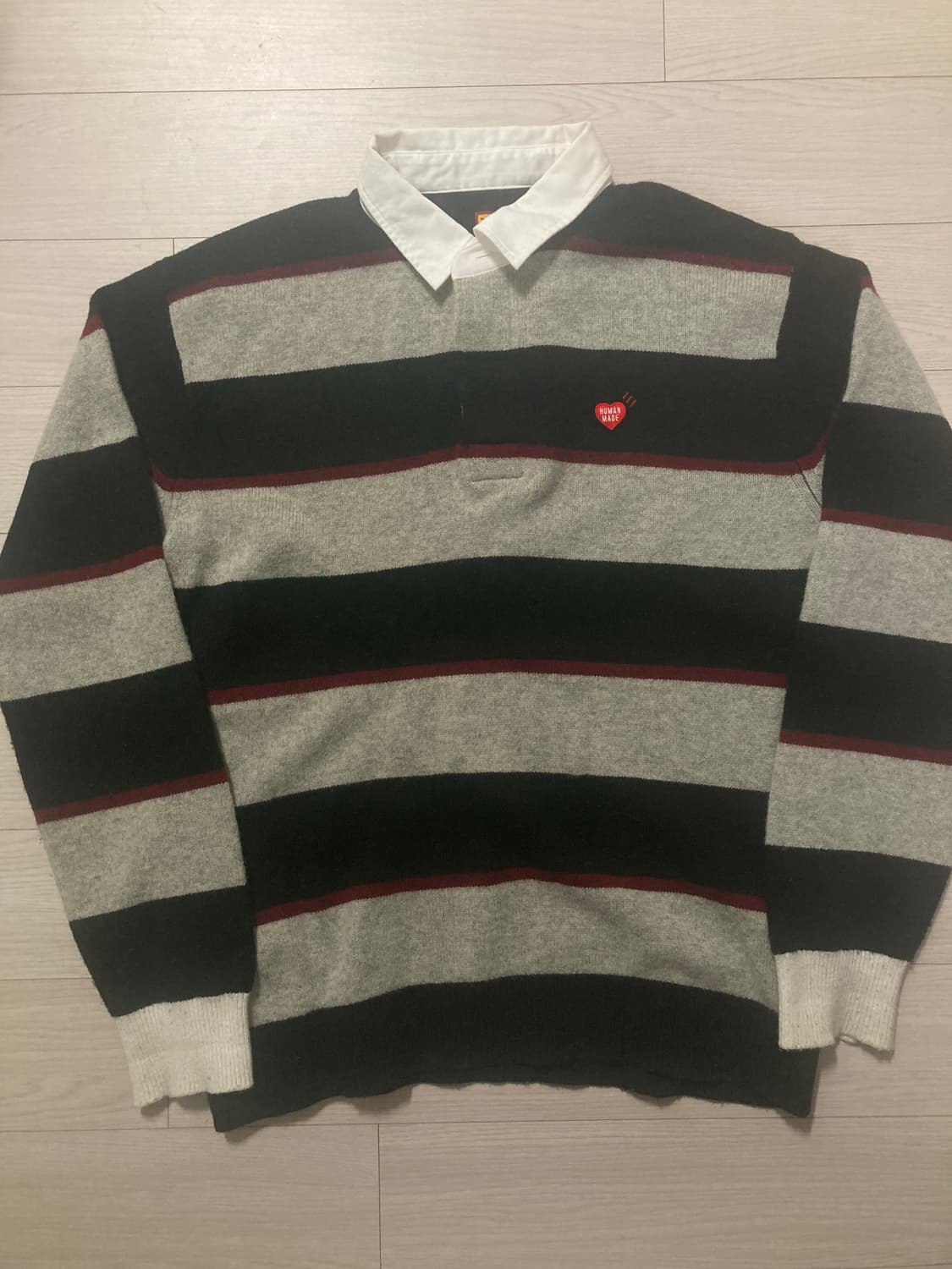 휴먼메이드 럭비 니트 팝니다 상품이미지2