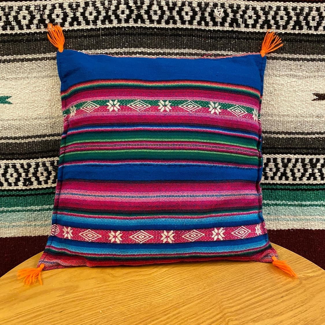 90s USA 빈티지 울니트 쿠션 상품이미지1