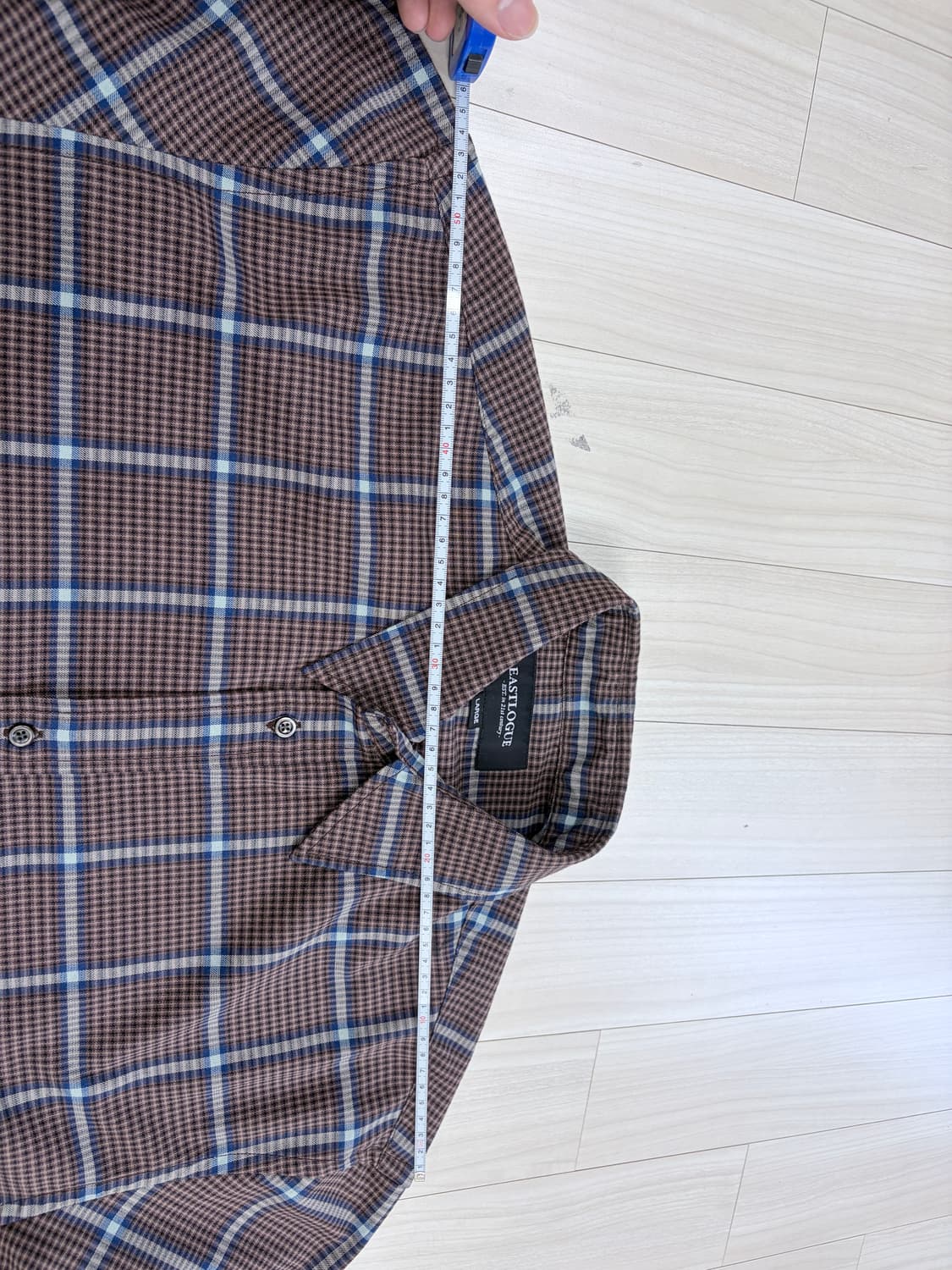 이스트로그 체크 셔츠 자켓 상품이미지7