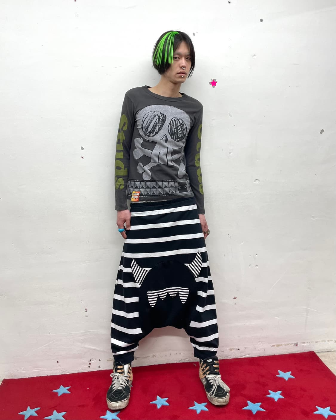 Jam Big Skull Stud Belt T-Shirt 상품이미지7