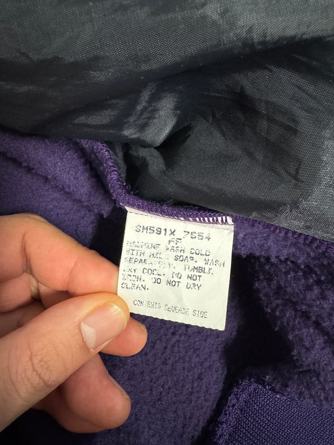 컬럼비아 플리스 집업 퍼플 그린 상품이미지6