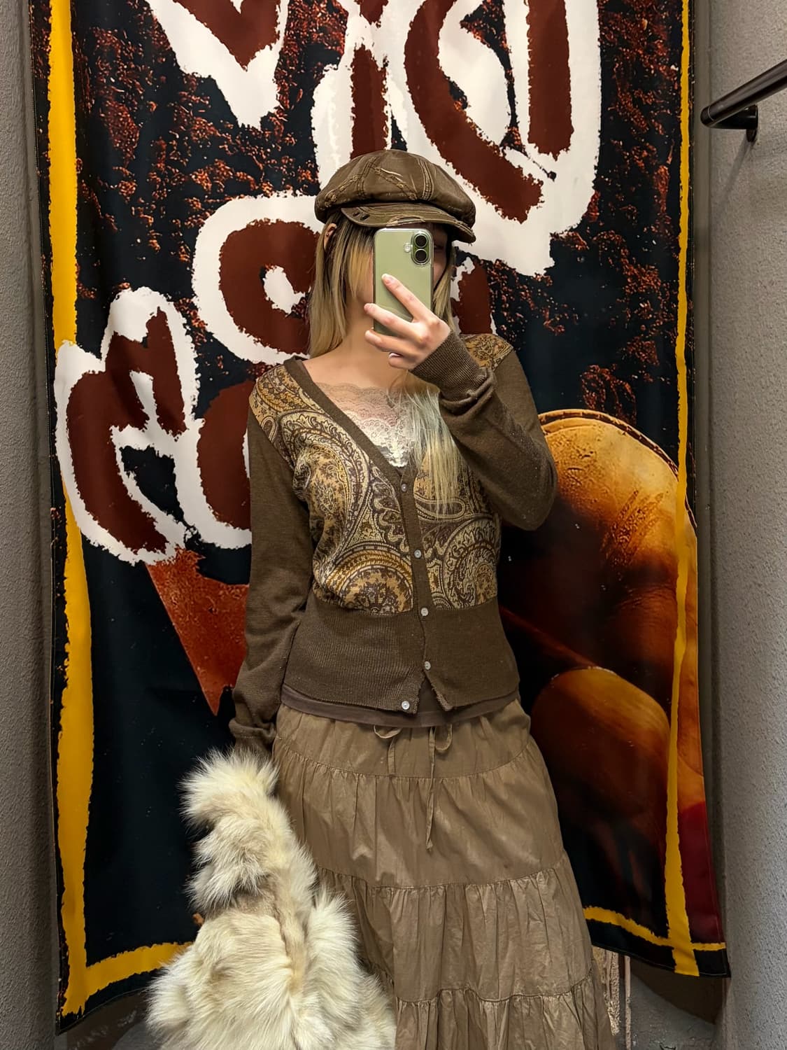 빈티지 페이즐리 에스닉 가디건 상품이미지1