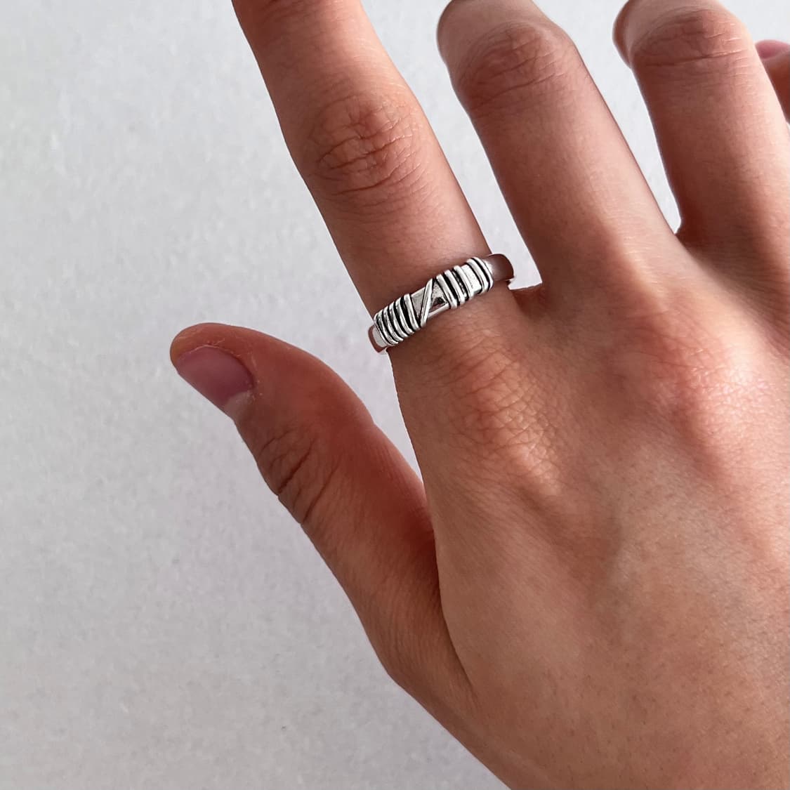 애쉬 매듭 반지 상품이미지5