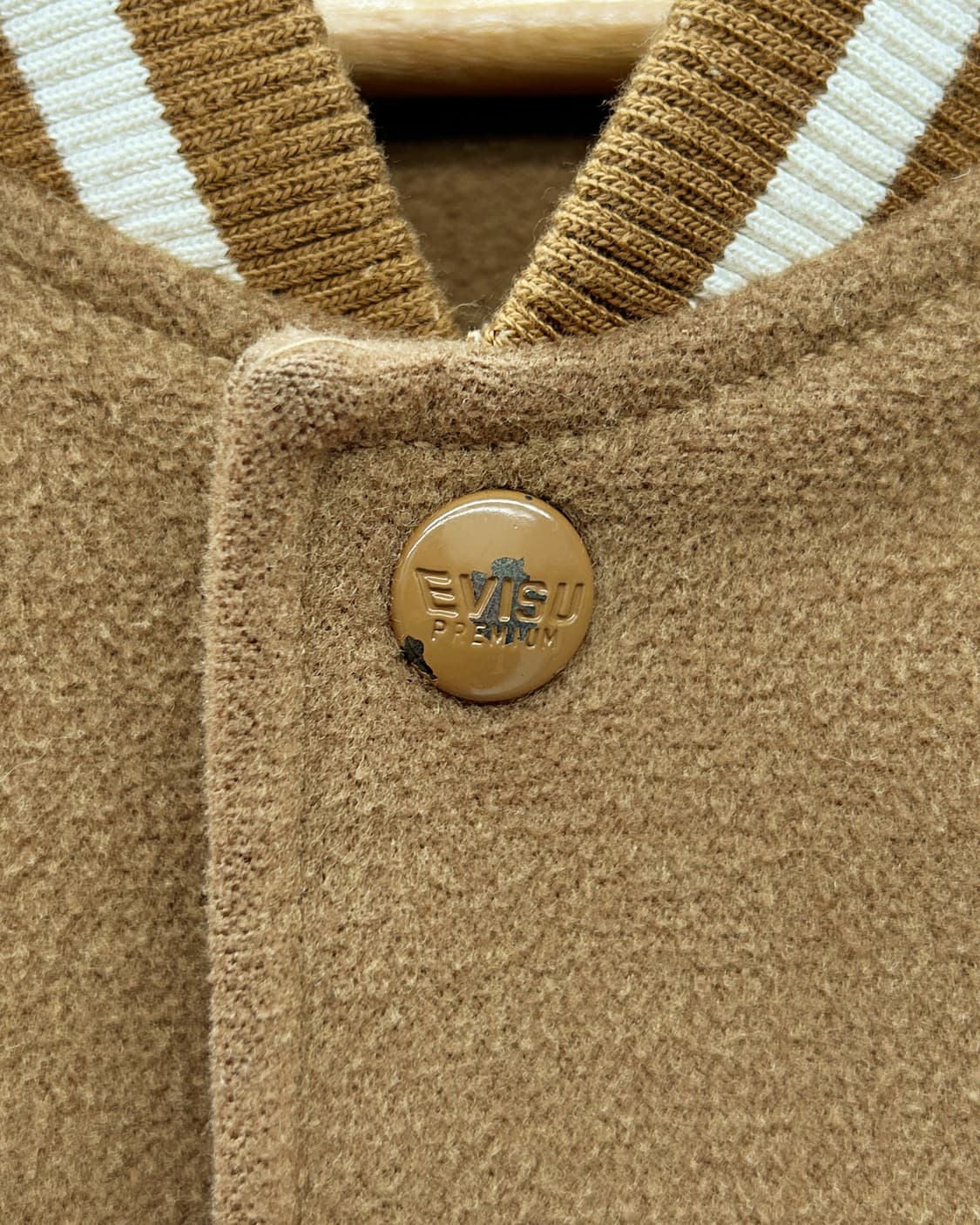 에비수 엠브로이드 울 바시티 자켓 상품이미지4