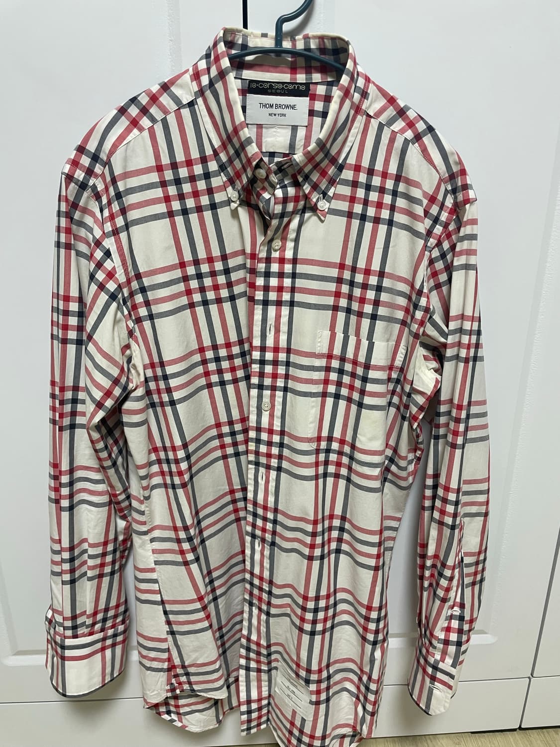 THOM BROWNE 체크 셔츠  상품이미지1
