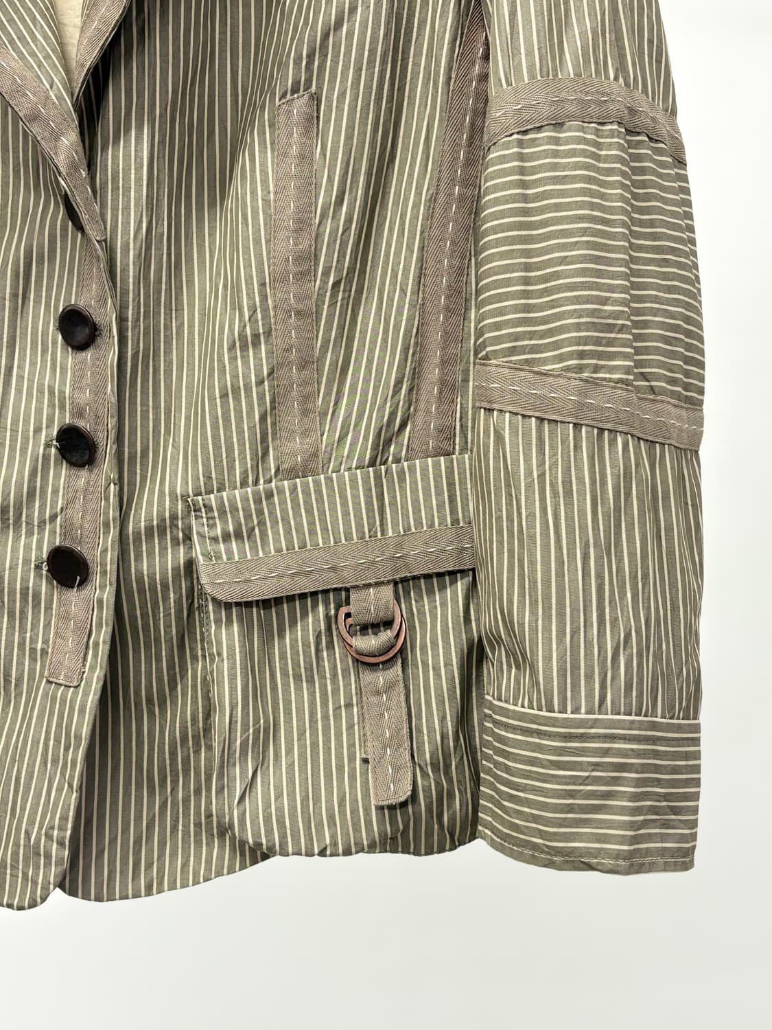 HYBRIS 빈티지 스트라이프 코튼 자켓 상품이미지4