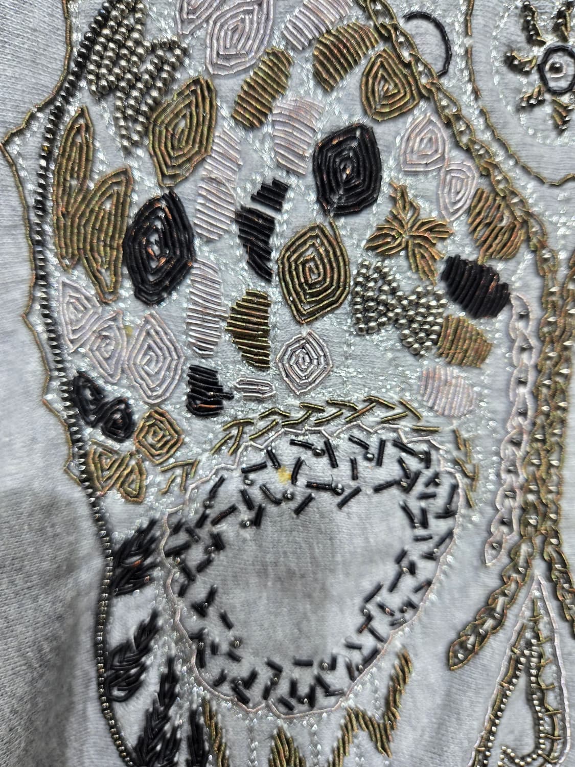 쟈딕앤볼테르 그레이 스컬 프린팅 맨투맨 티셔츠 상품이미지7