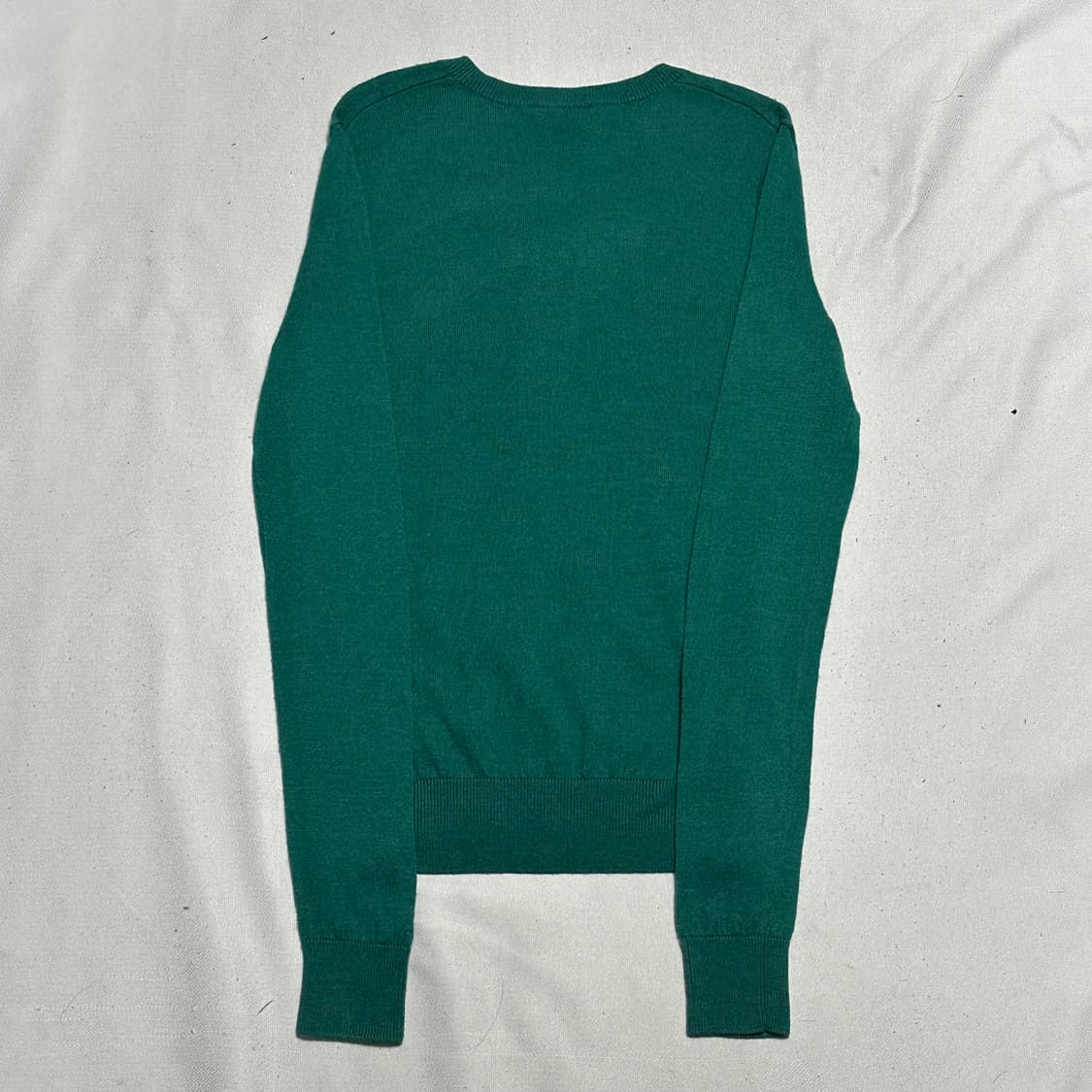 M 폴로랄프로렌 여성용 브이넥 그린 메리노울 니트 상품이미지3