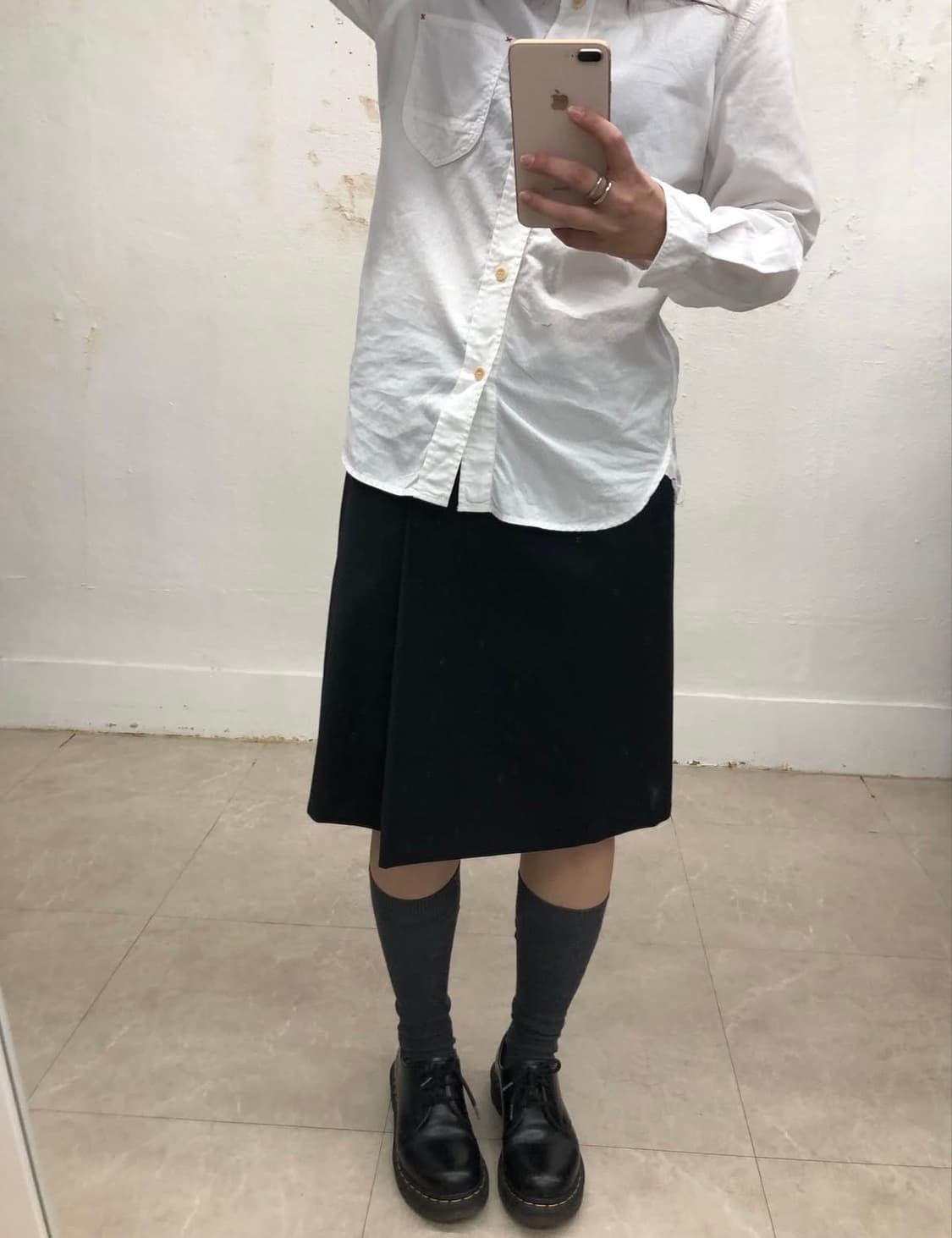 질샌더 미디 스커트 상품이미지1