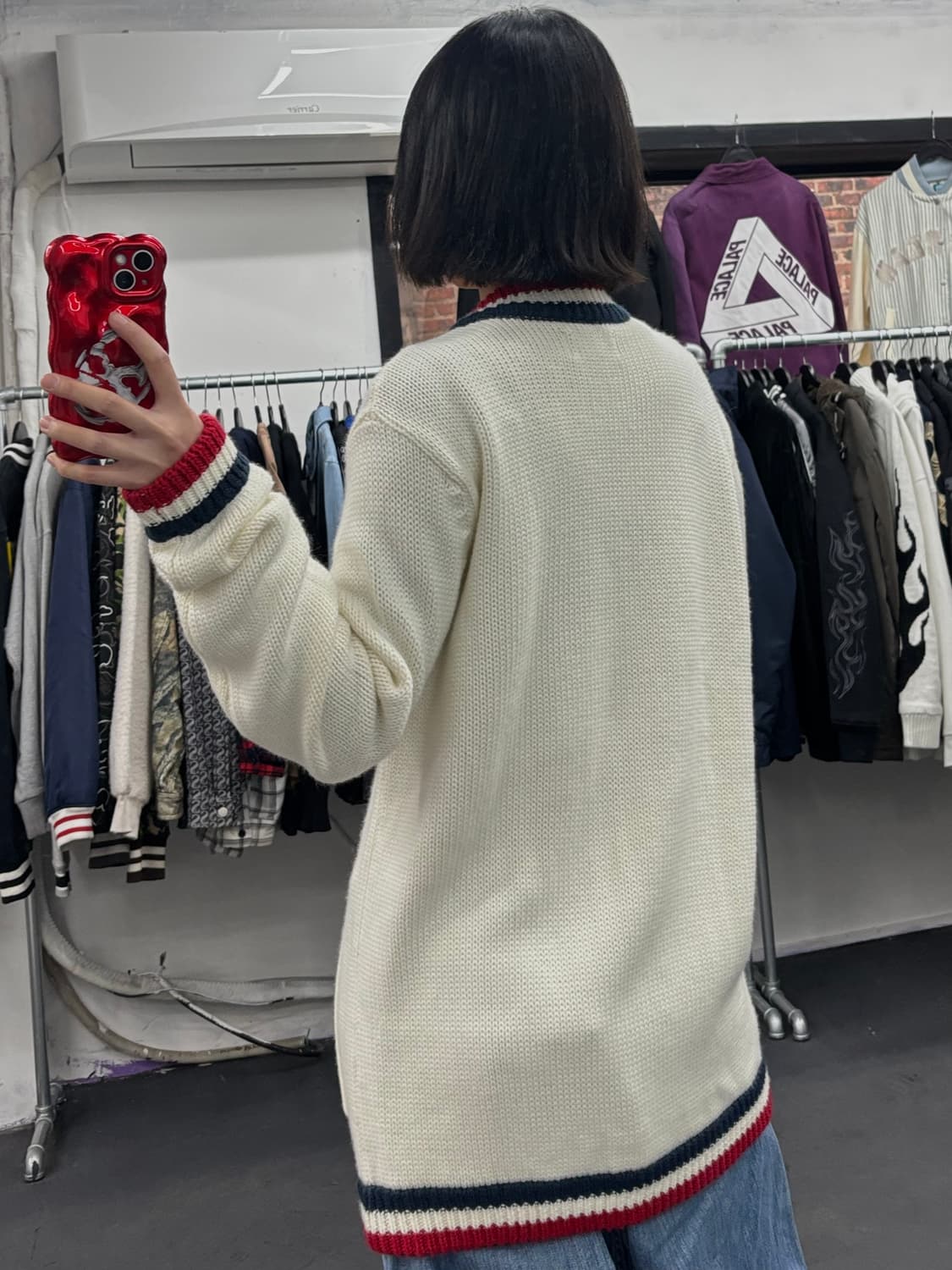 팔라스 버트 니트 집업 상품이미지5