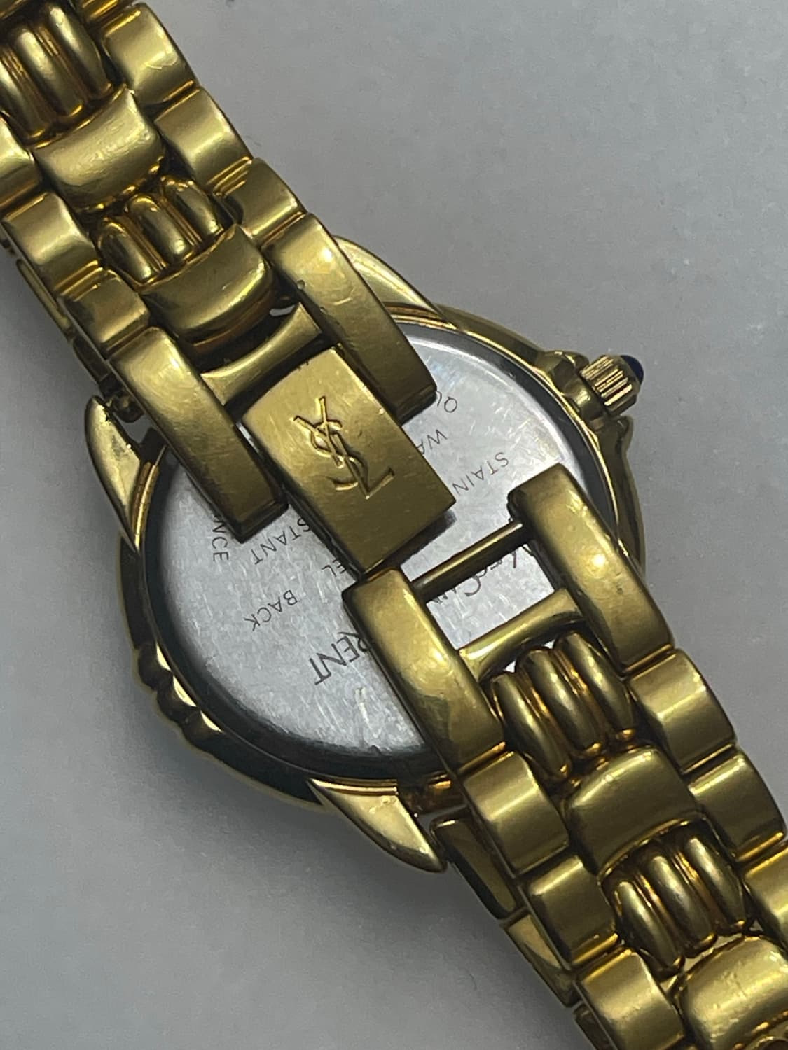 입생로랑 빈티지 시계 골드 상품이미지3