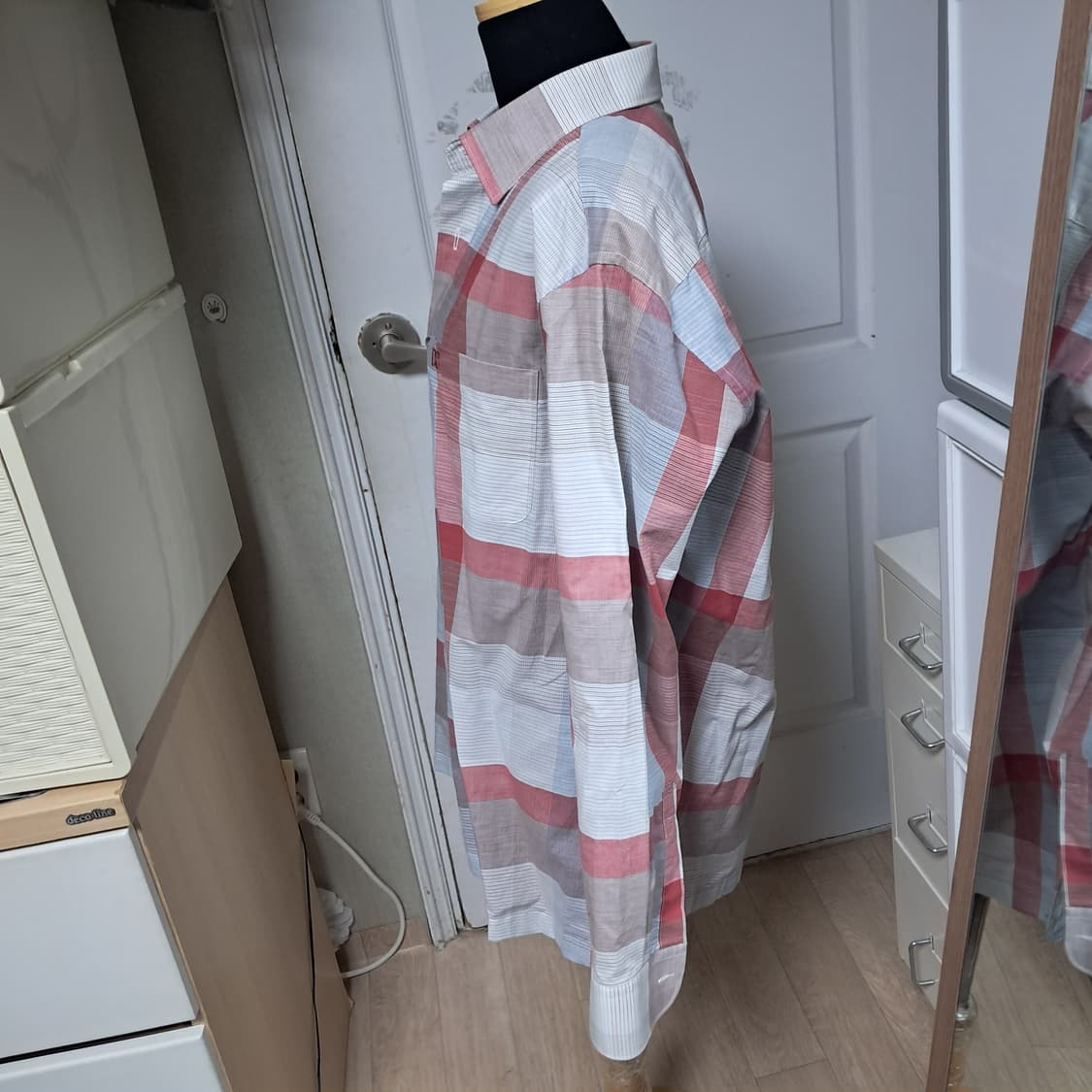 닥스 남성 체크 셔츠 100(거의 새제품) 상품이미지2