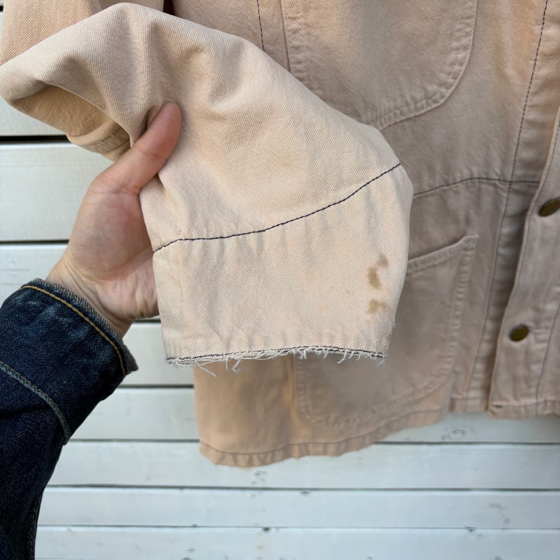 Carhartt 90s 칼하트 made in usa 데님 초어자켓 상품이미지3