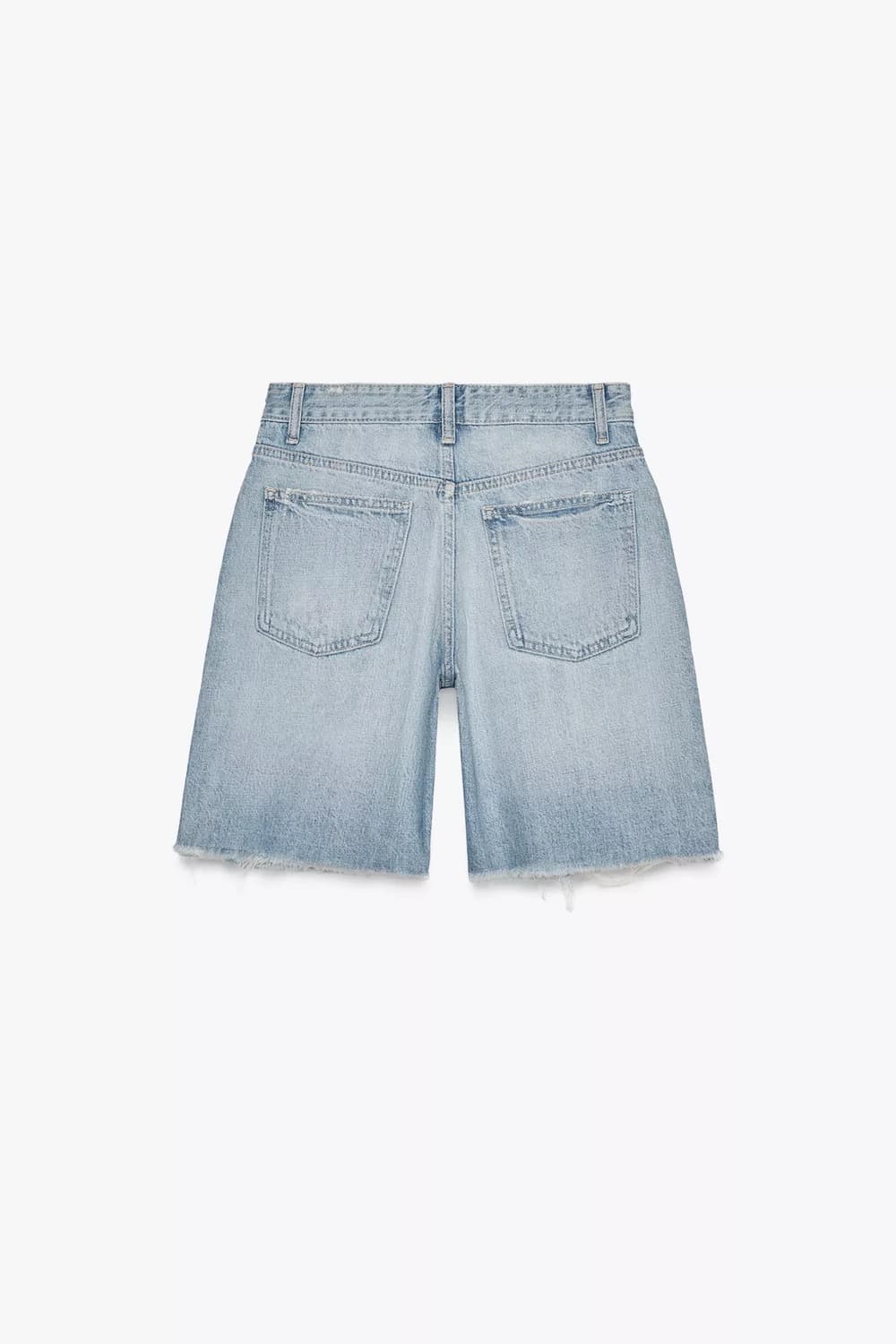 Zara TRF 미드라이즈 디스트로이드 버뮤다 팬츠 상품이미지2