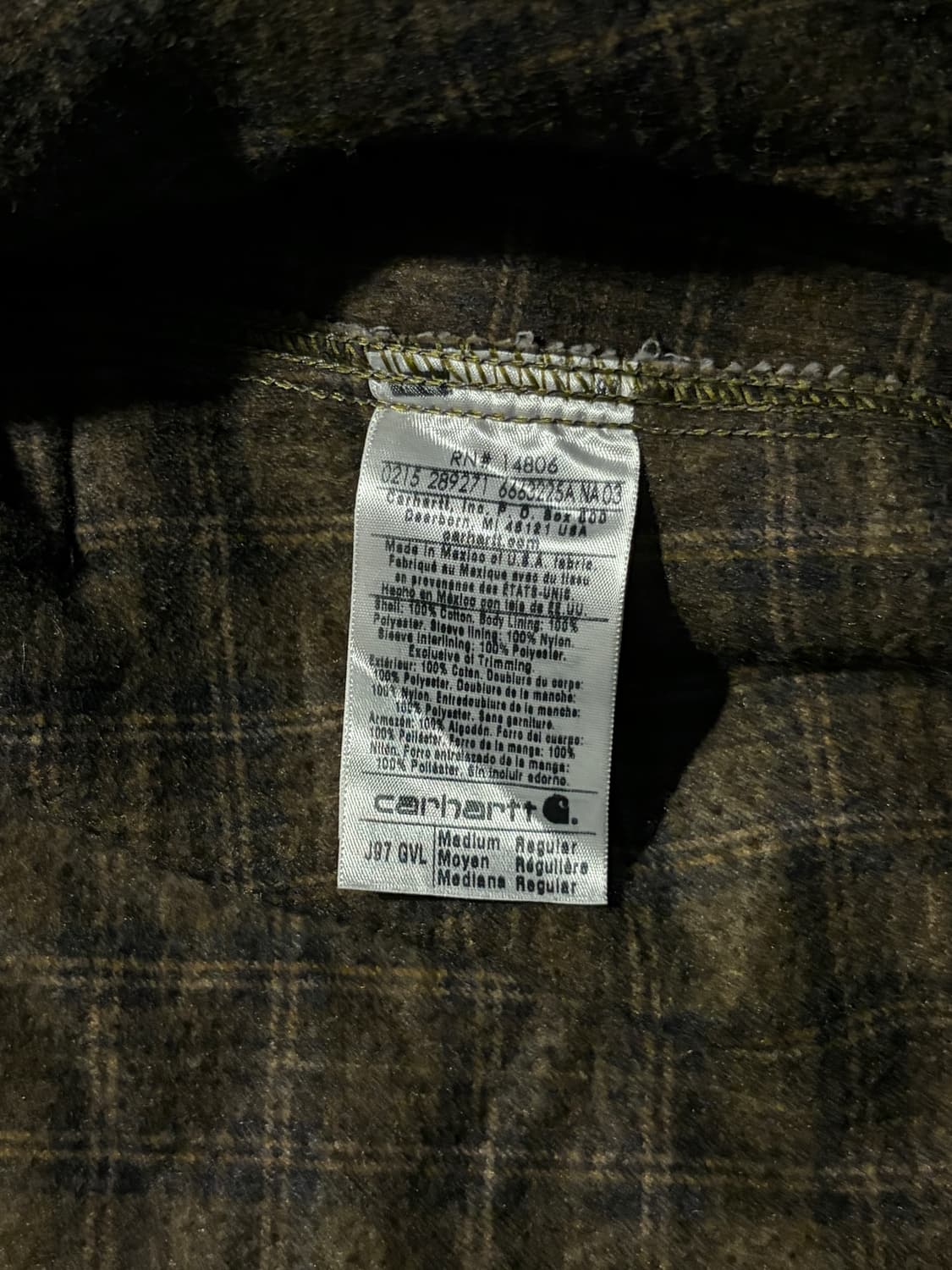 칼하트 디트로이트 J97 GVL M/R 상품이미지8