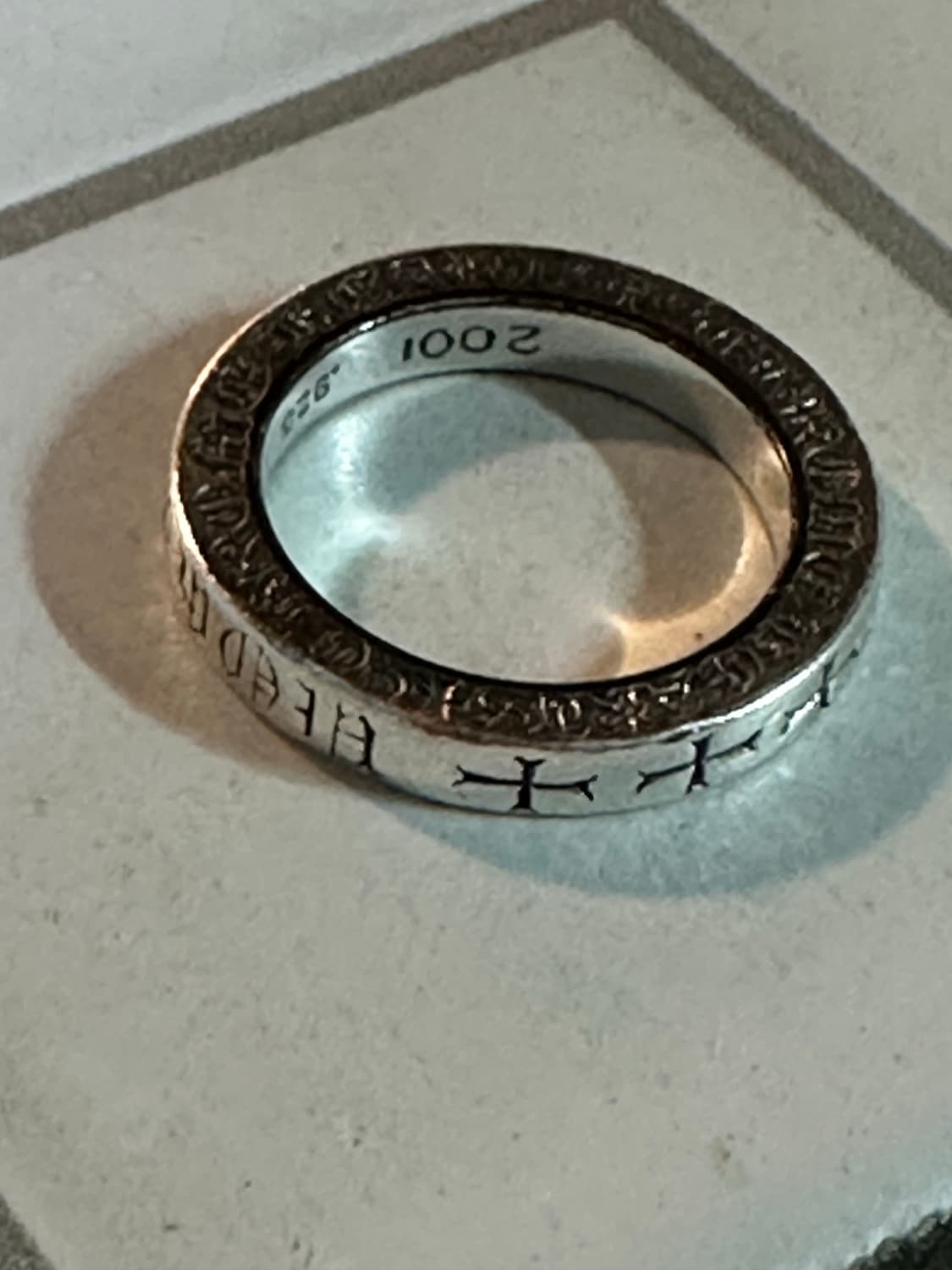 크롬하츠 퍽유링 13.5호 3mm 상품이미지2