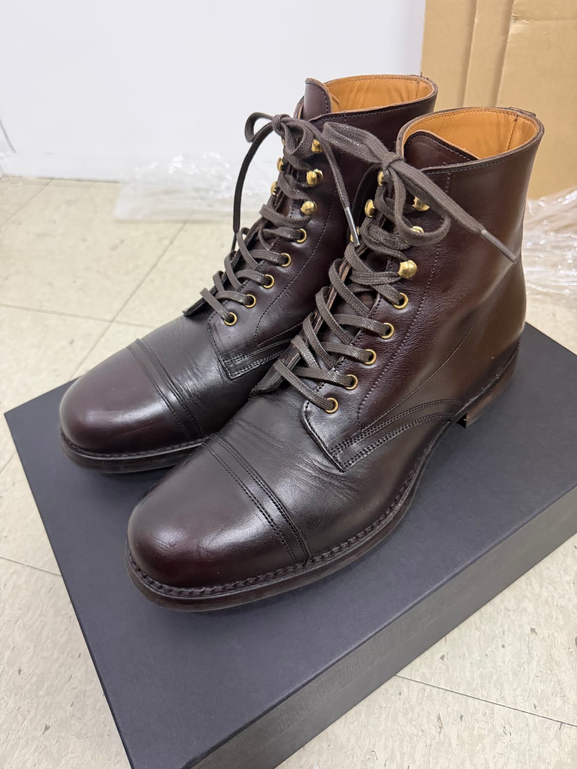 RRL 리빙스턴 부츠 9D 상품이미지4