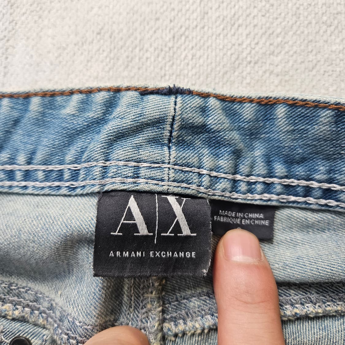 0 아르마니 익스체인지 여성 데님 팬츠 0330Y 상품이미지3