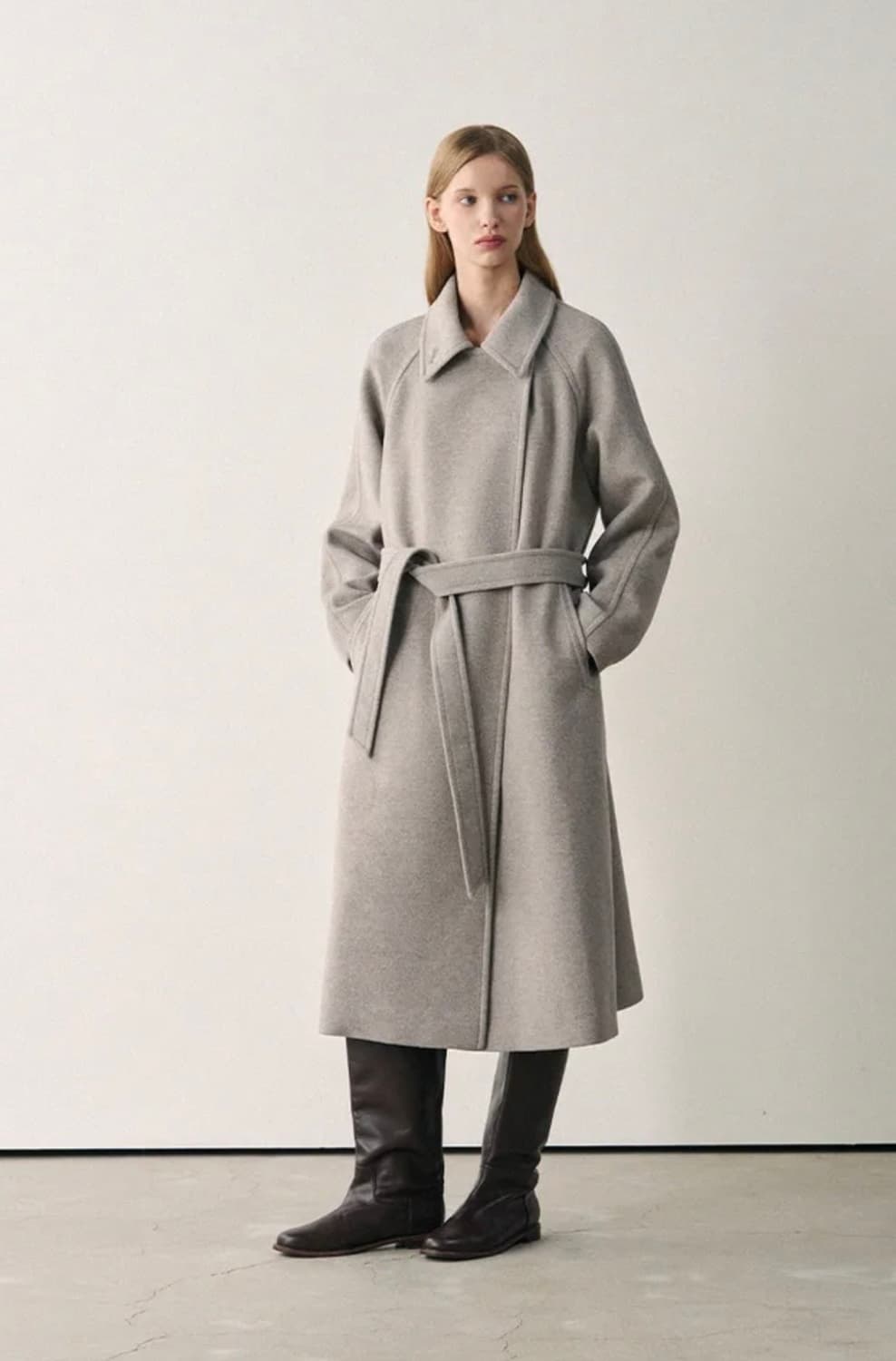 드로우핏 드로우핏코트 롱코트 벨티드코트 상품이미지1