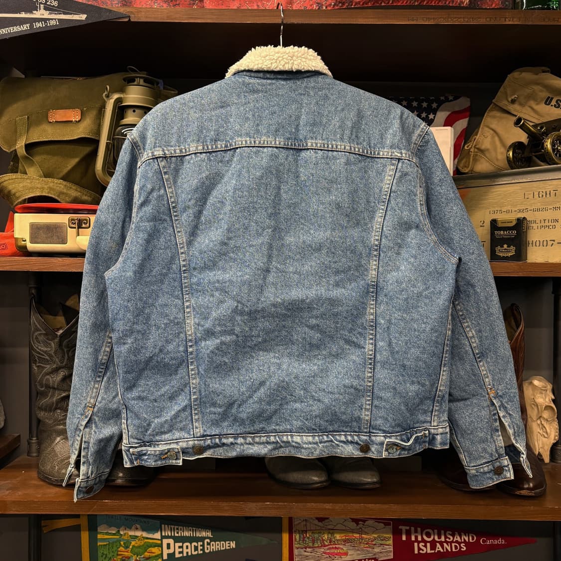 80s 리바이스 클래식 쉐르파 빈티지핏 데님 트러커 자켓 N288 상품이미지2
