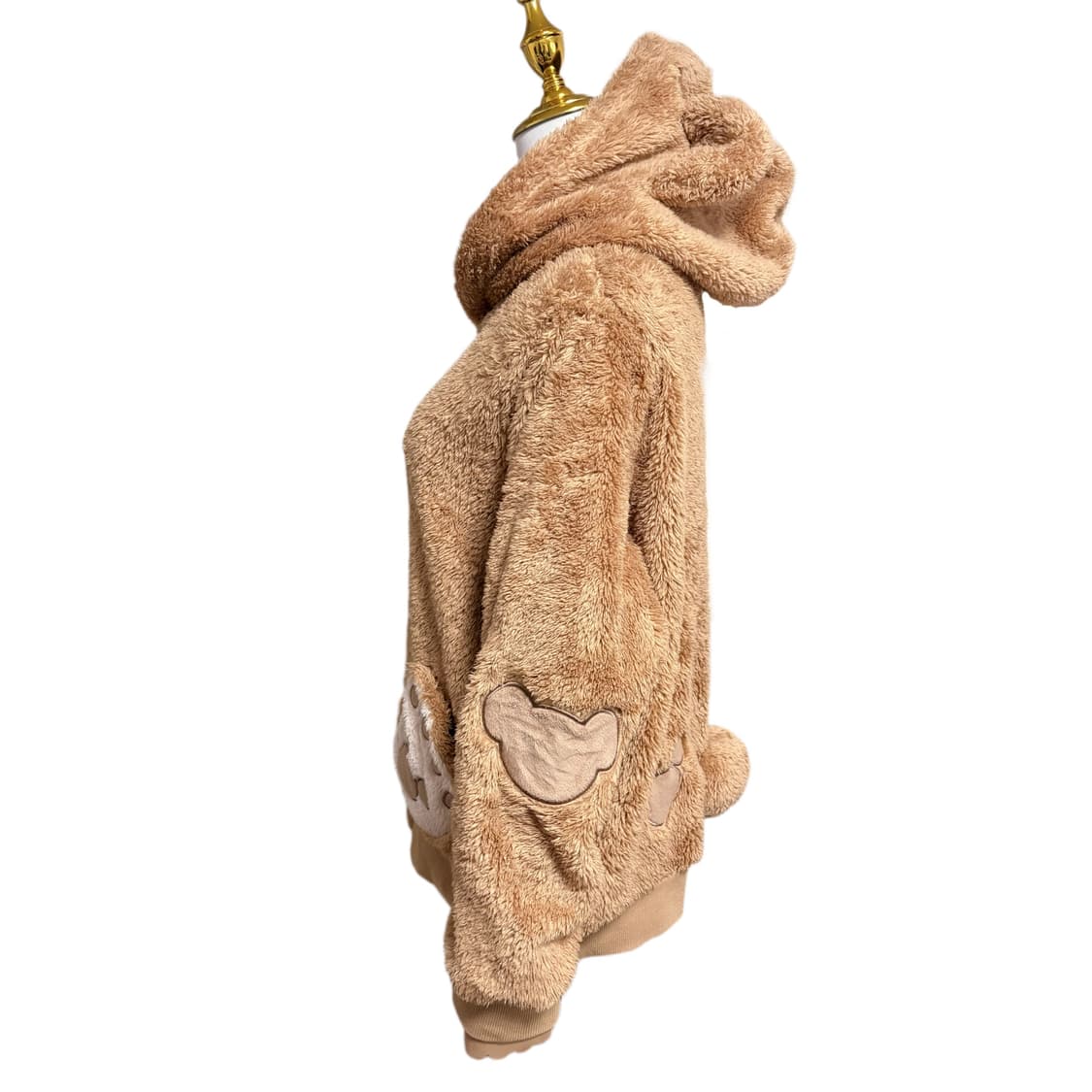 (이체시 에눌) 디즈니랜드 더피 히메갸루 무드 쿠마미미 폭닥폭닥 후드집업 상품이미지2