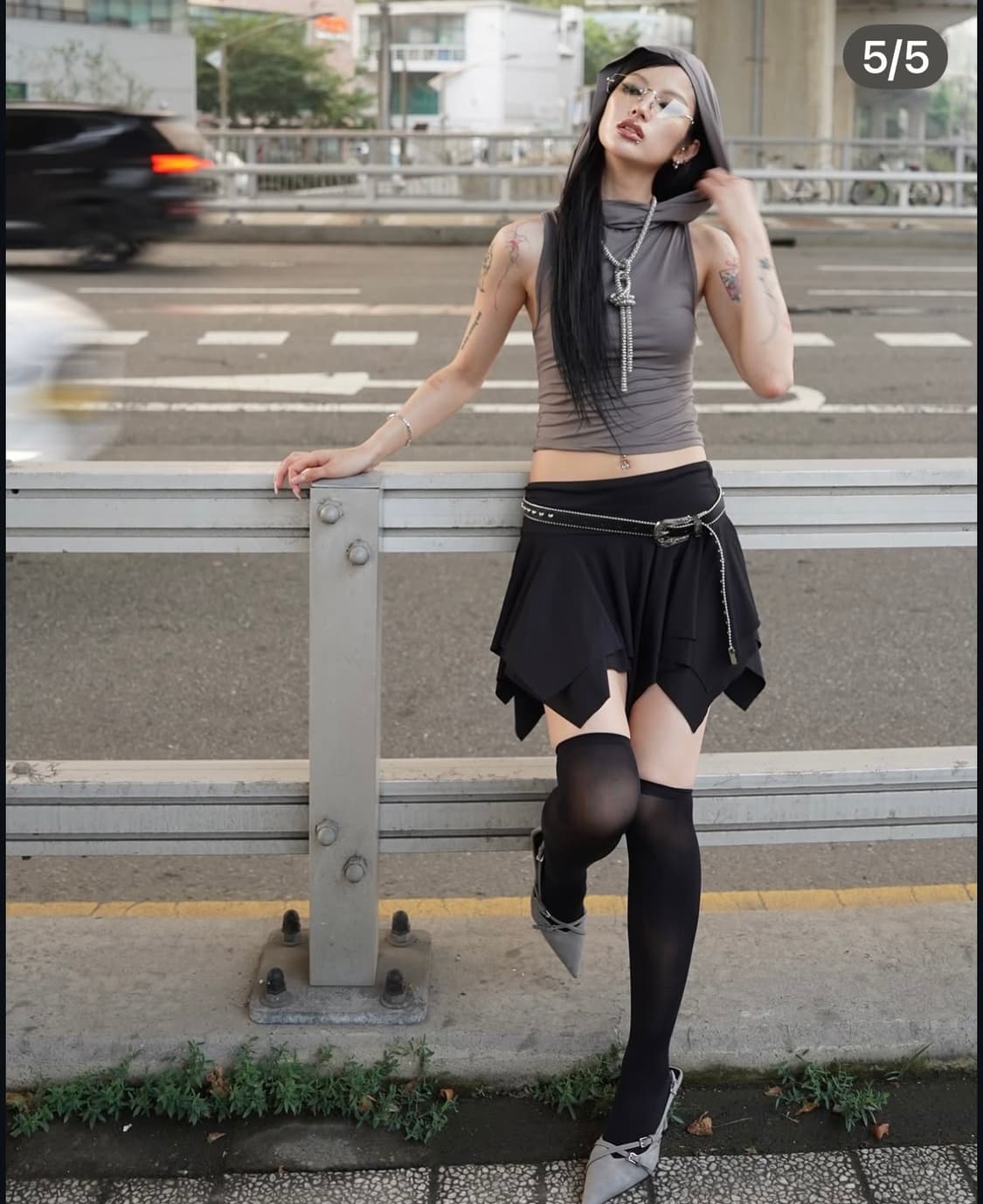 미애 페어리 언발 스커트 상품이미지2