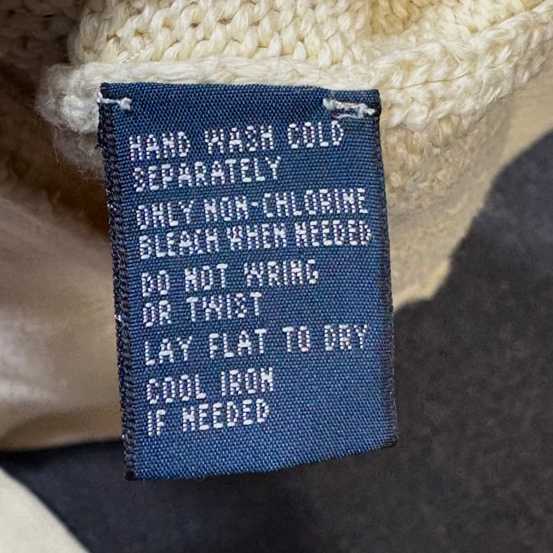 폴로 옐로우 반집업 니트 M 상품이미지6