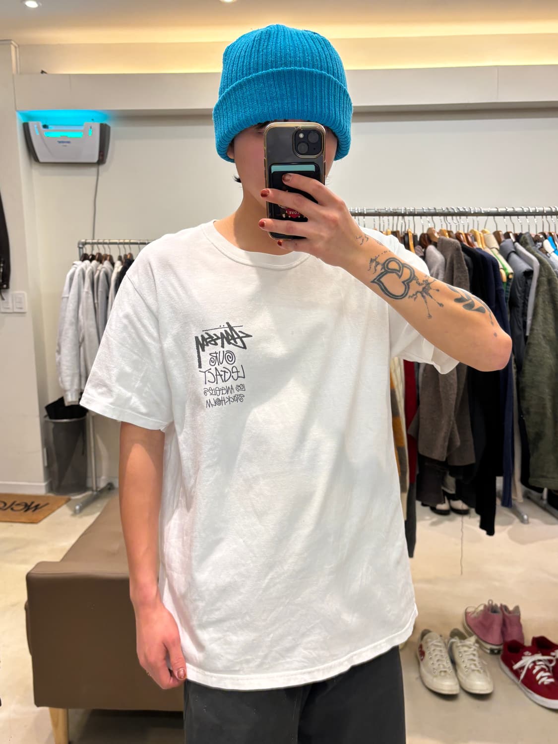 스투시x아워레가시 서프맨 피그먼트 다이드 반팔 상품이미지8