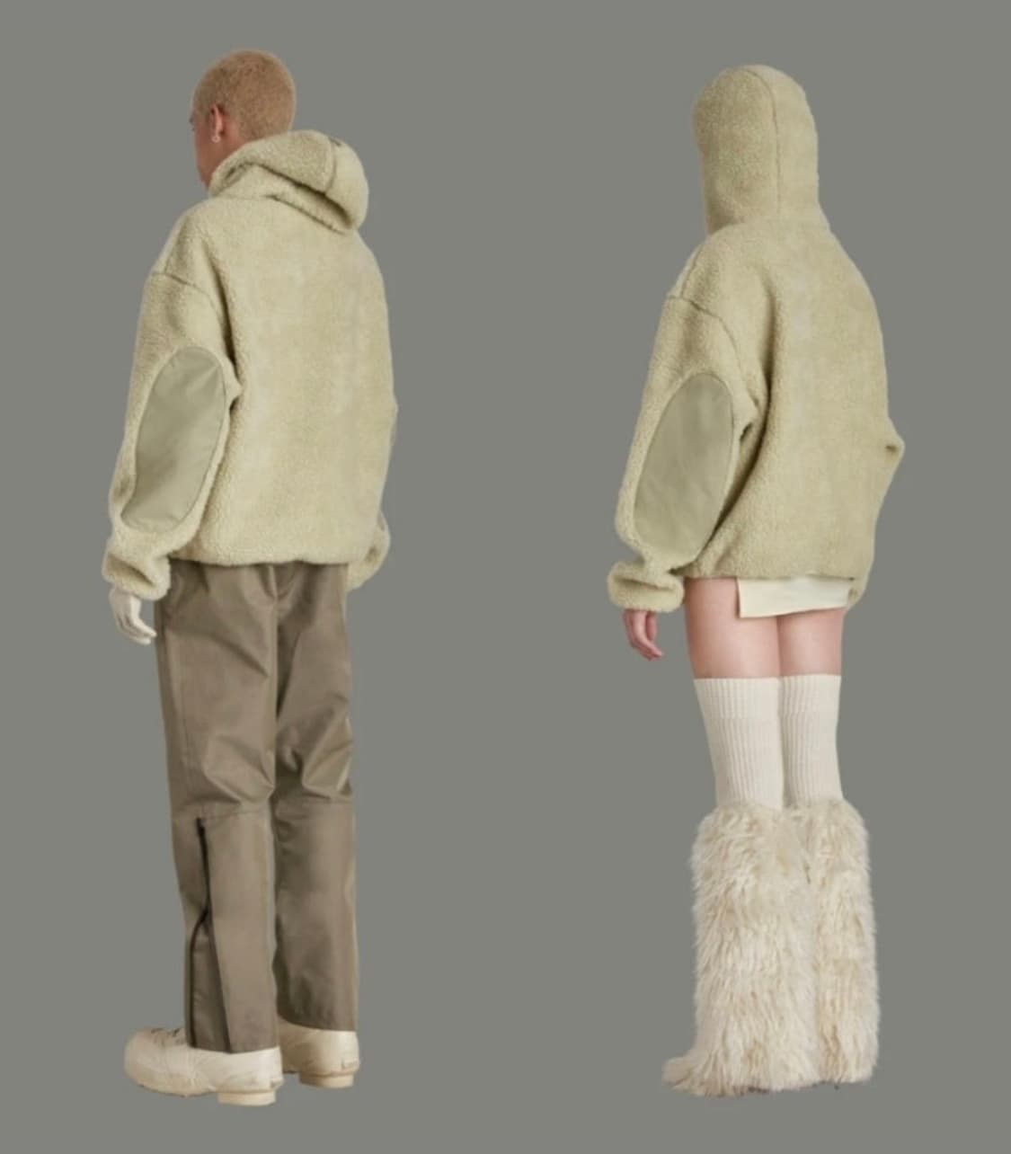 엔타이어스튜디오 플러피 플리스 후드 S  상품이미지6