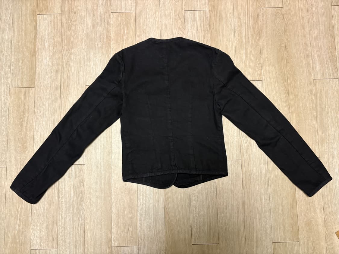로우클래식 22PF 데님 숏 자켓 블랙 M 상품이미지3