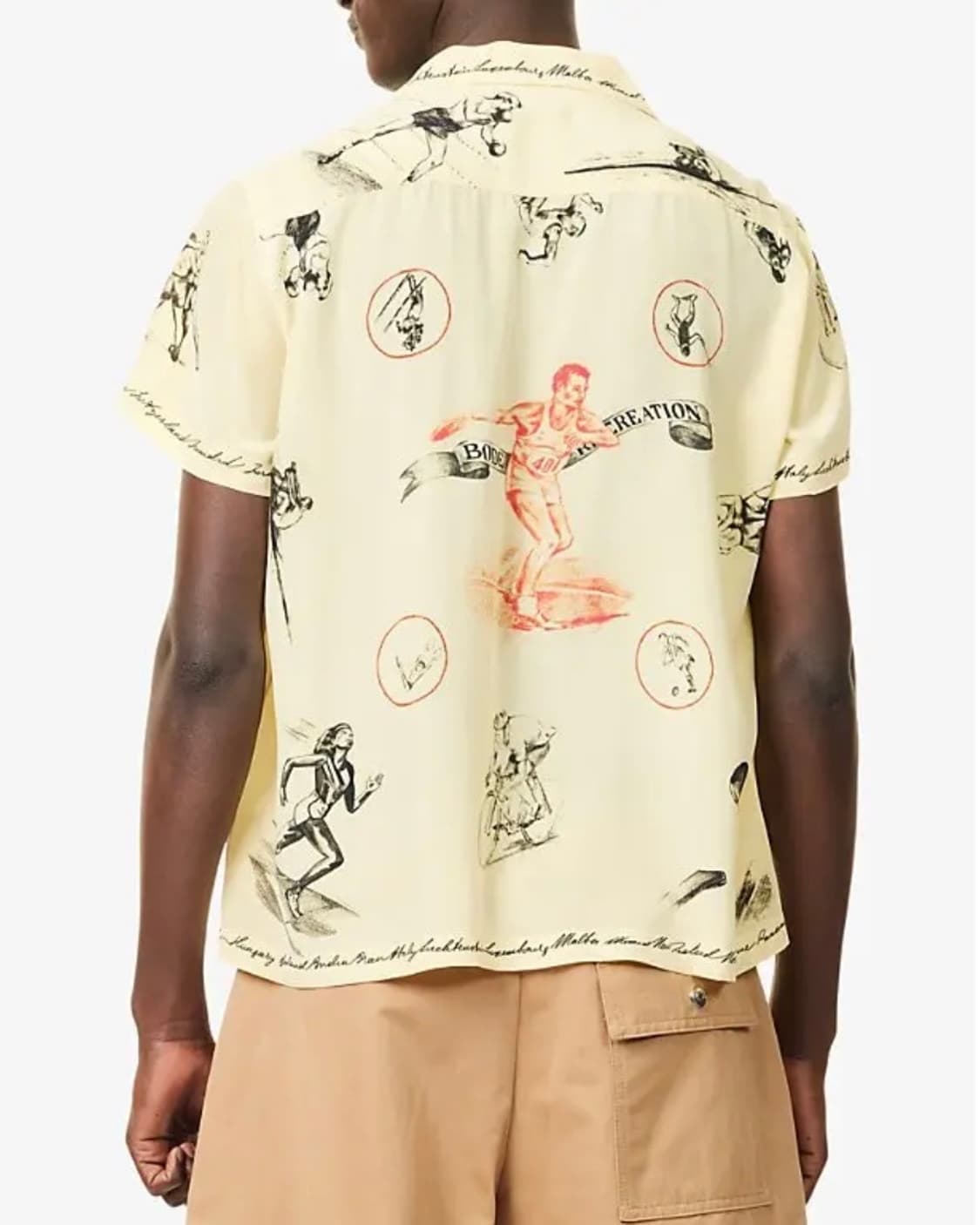 [L,XL]보디 BODE Game 실크 셔츠/옐로우 상품이미지7