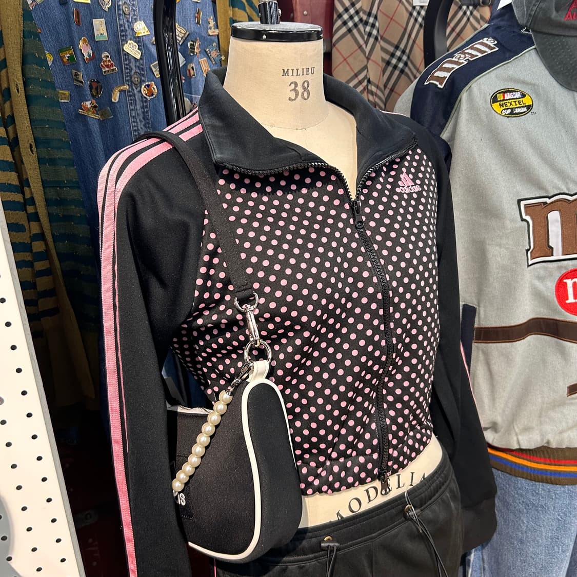 Adidas Pink Dot Crop Jersey 상품이미지1