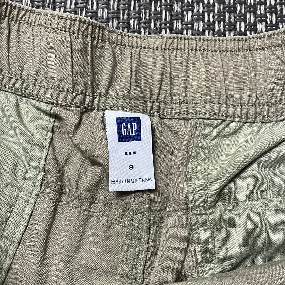 [새상품] 갭 카키 밴딩 숏팬츠 M 상품이미지5