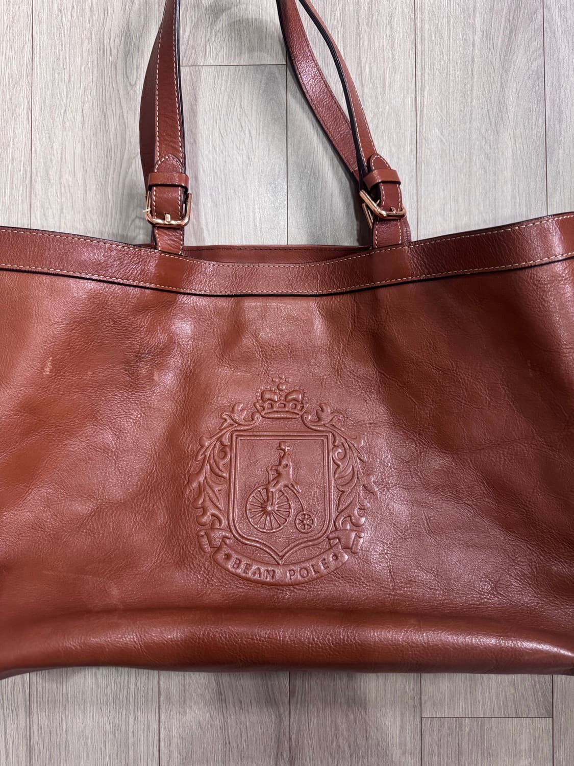 빈폴 레더 브라운 숄더백 상품이미지3