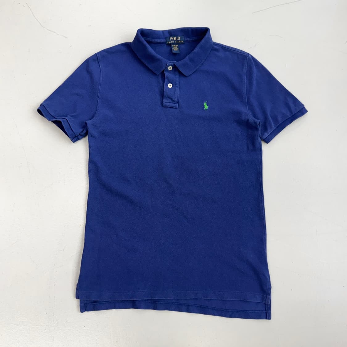 폴로 신형 포니 PK 카라 반팔 티셔츠 블루  상품이미지2