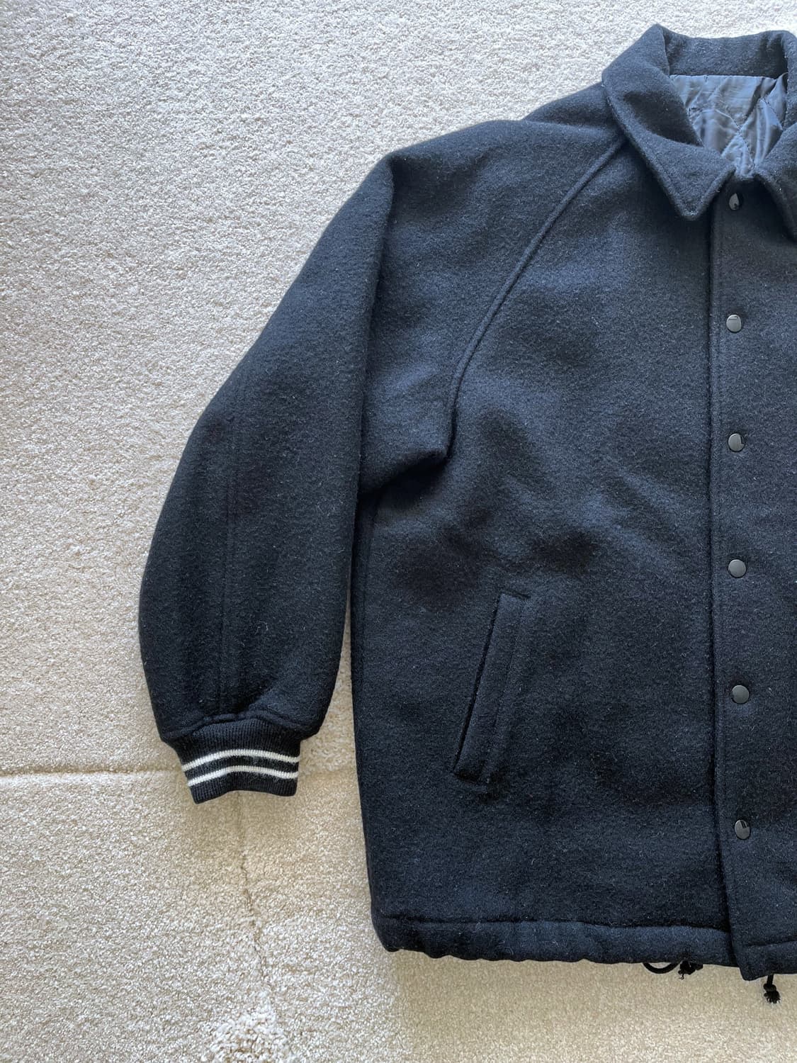 VAN JAC 퀄팅 울 봄버 자켓 (105-110) 상품이미지5