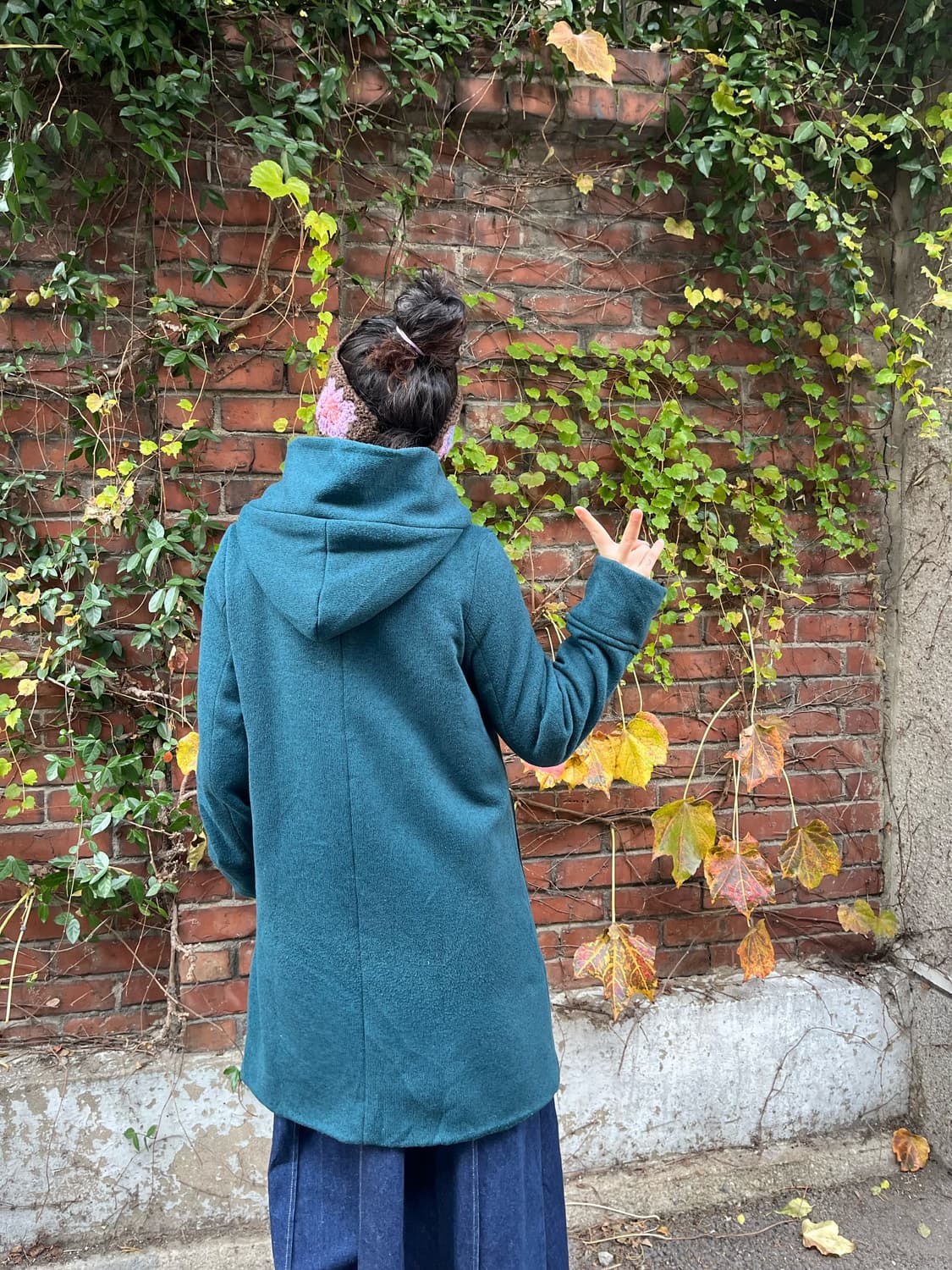 Titicaca 딮그린 후드 코트 상품이미지7