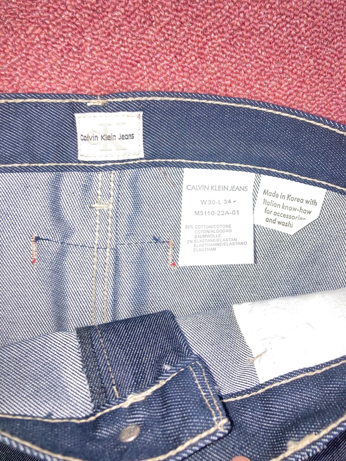 Ck 데님 스커트 상품이미지8