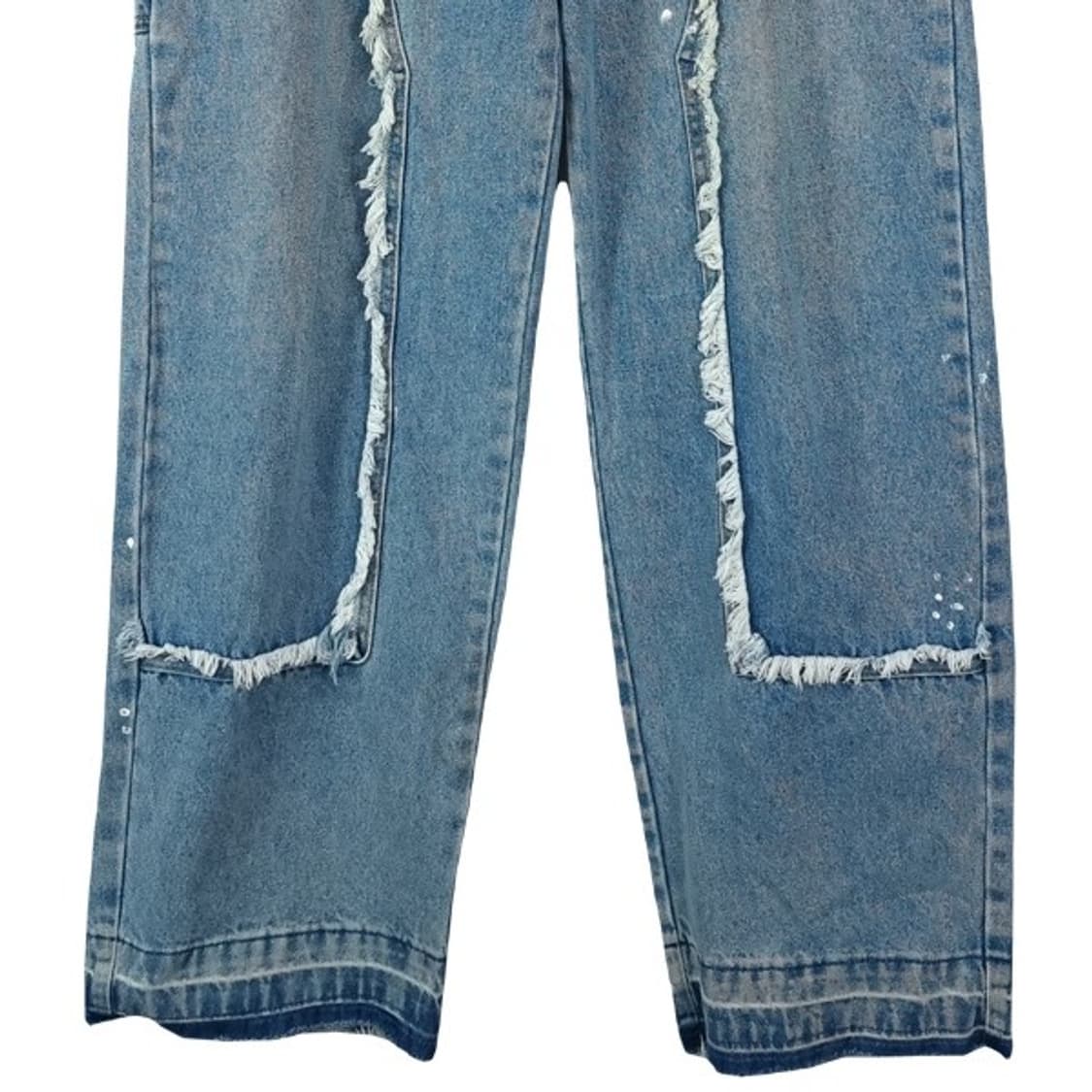 [파르티멘토] (새상품) 컷아웃 더블니 데님 워크 팬츠 M18892 상품이미지5