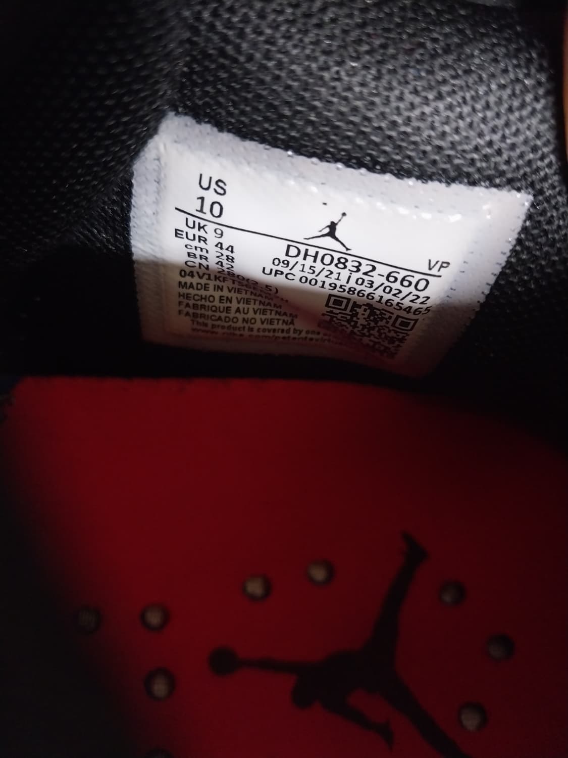 남성 나이키 에어조던36 로우인프라레드23 농구화, 운동화 (280) 상품이미지10