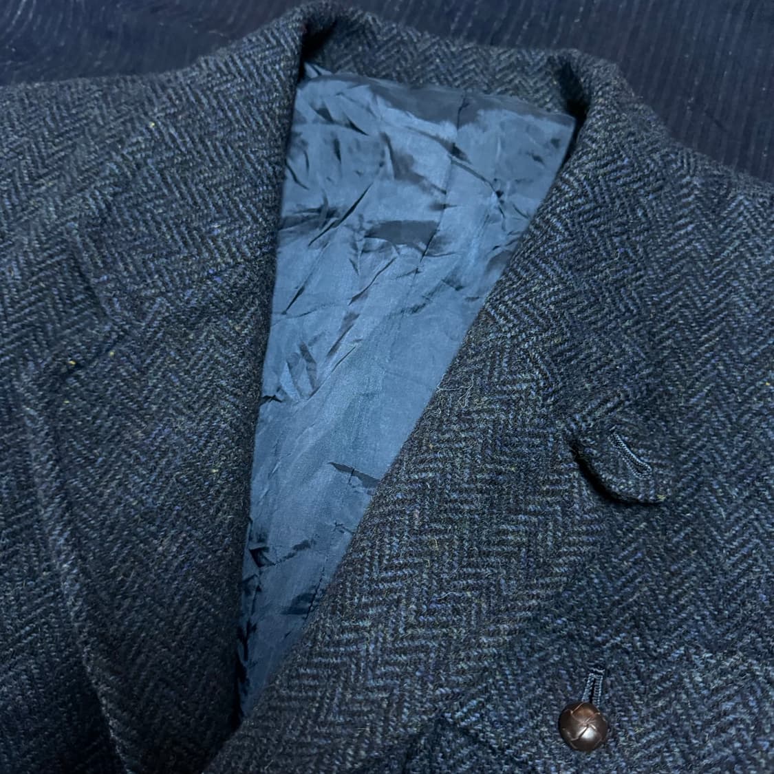 Prankish Flandre 헤링본 트위드 울 자켓 M 상품이미지2