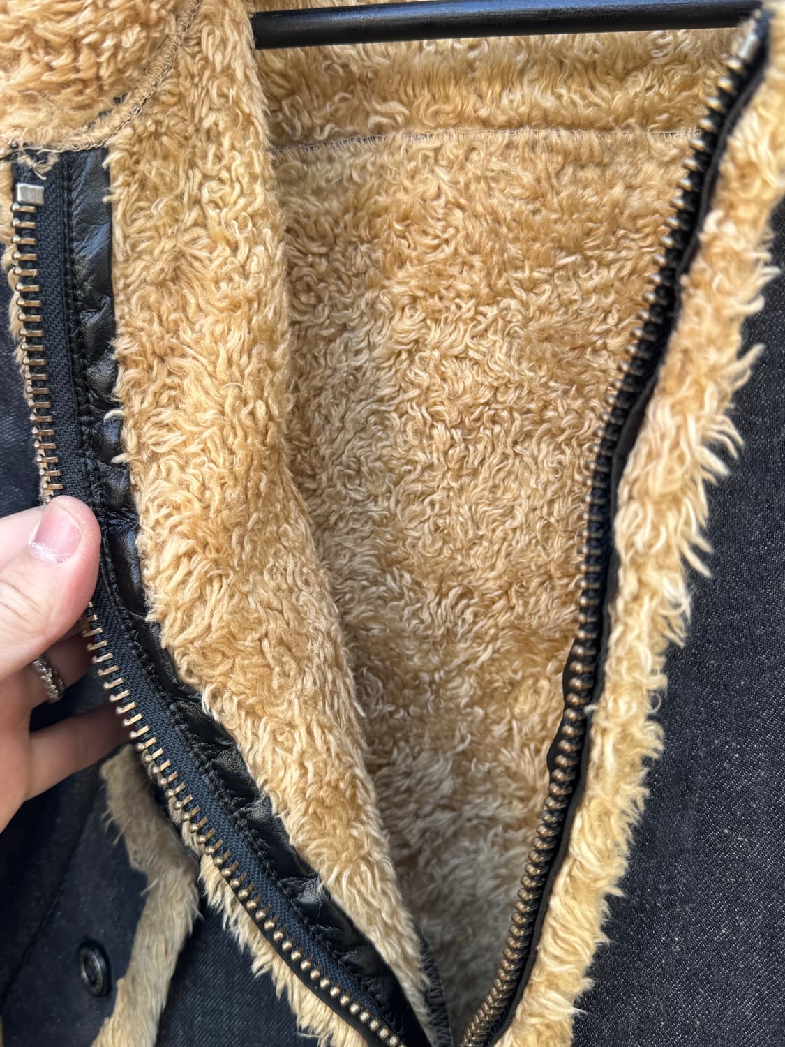 버버리 블루라벨 투웨이 시어링자켓 상품이미지8