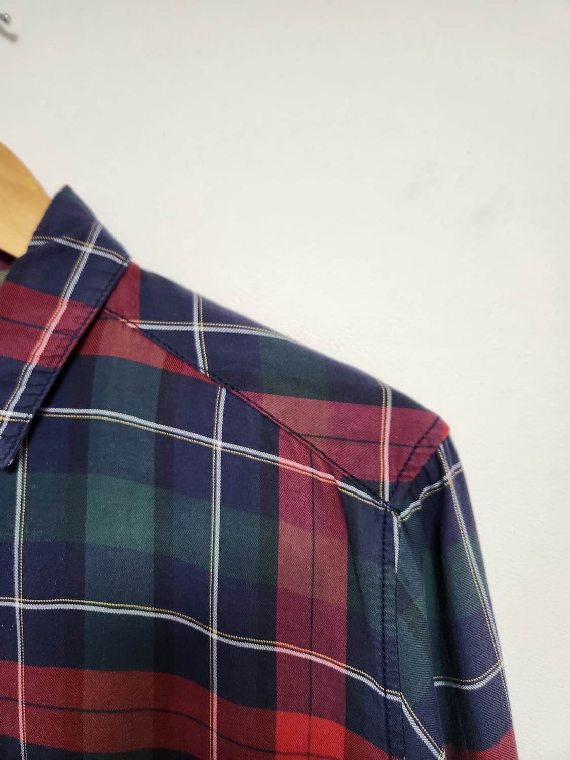 타미힐피거Tommy 체크 셔츠 L - S114 상품이미지3