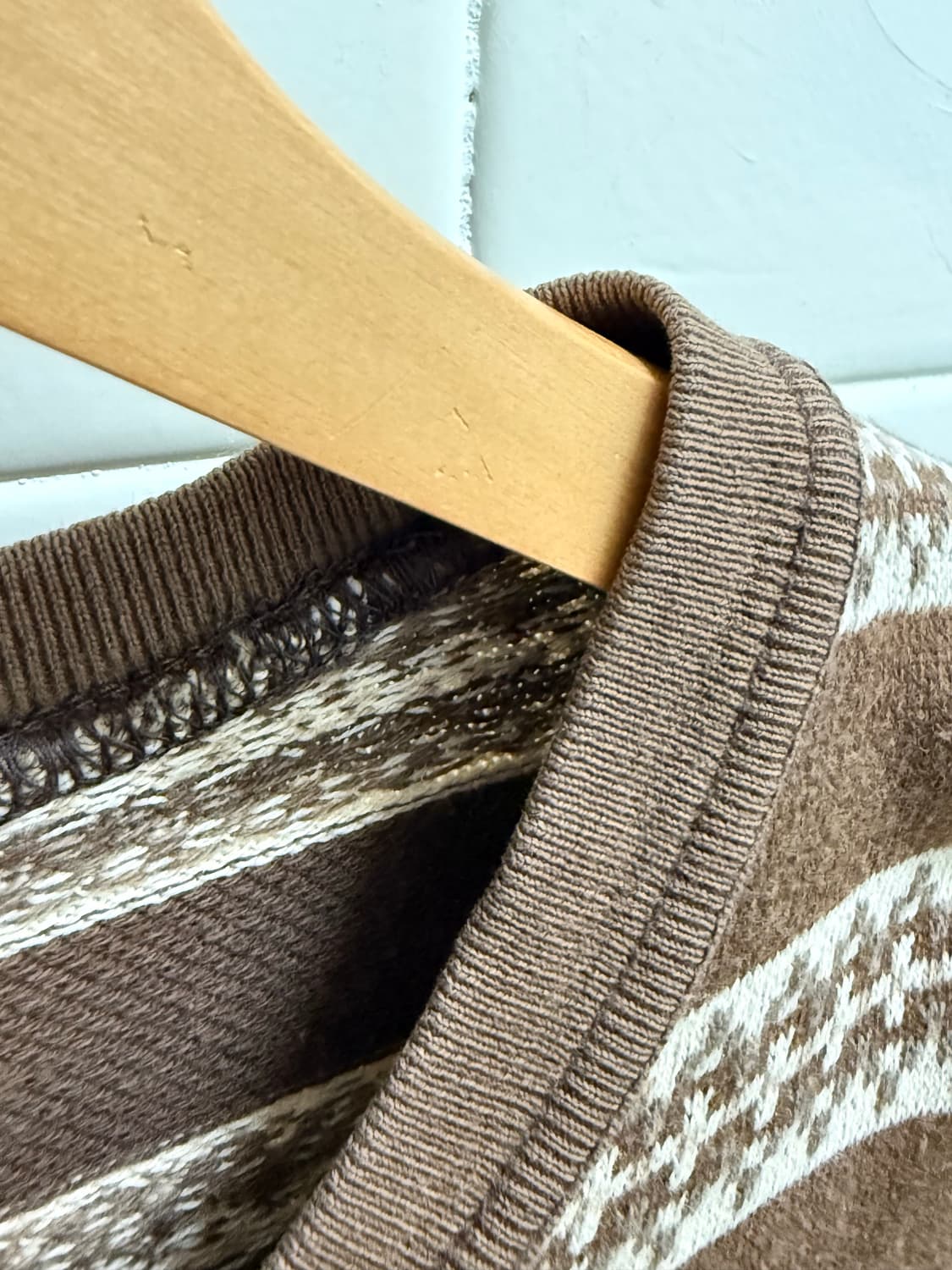 넘버나인 아카이브 자카드 니트 티셔츠 상품이미지3