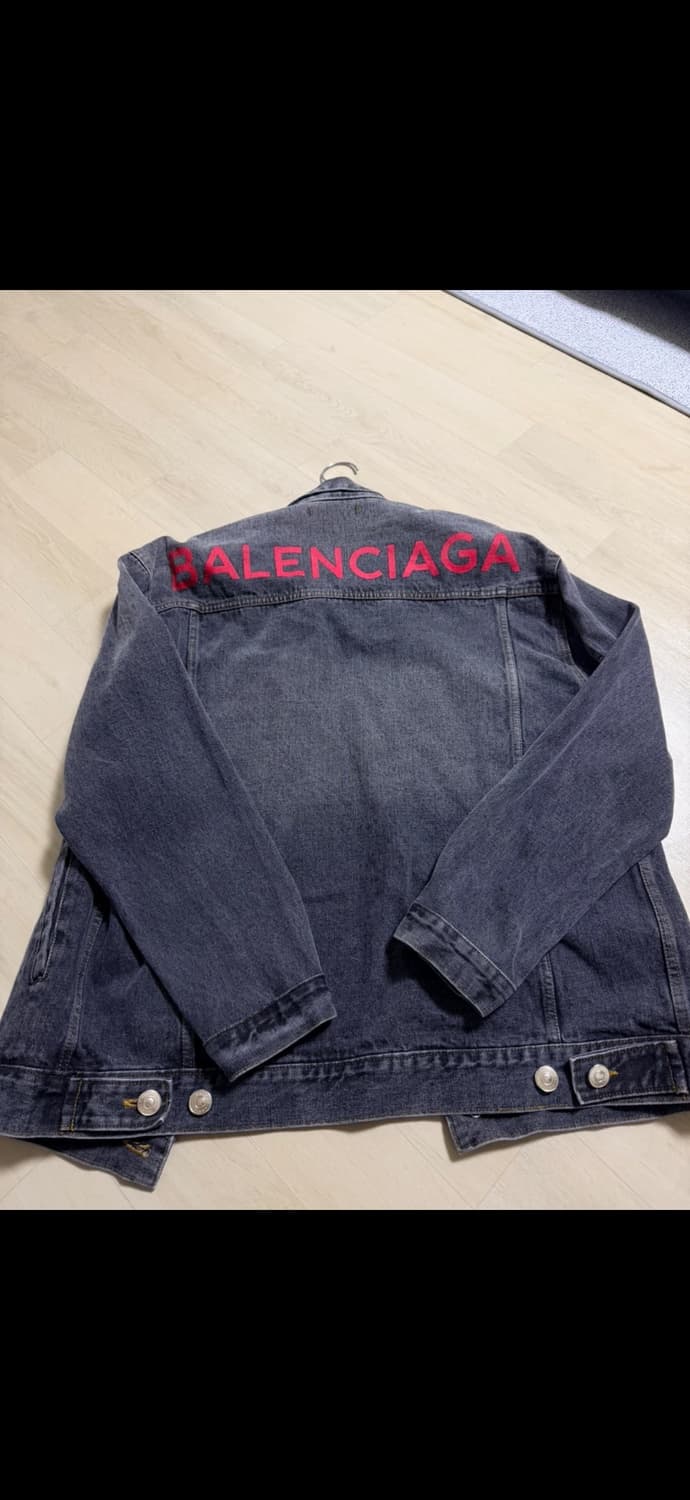 발렌시아가 흑청자켓 L 상품이미지1