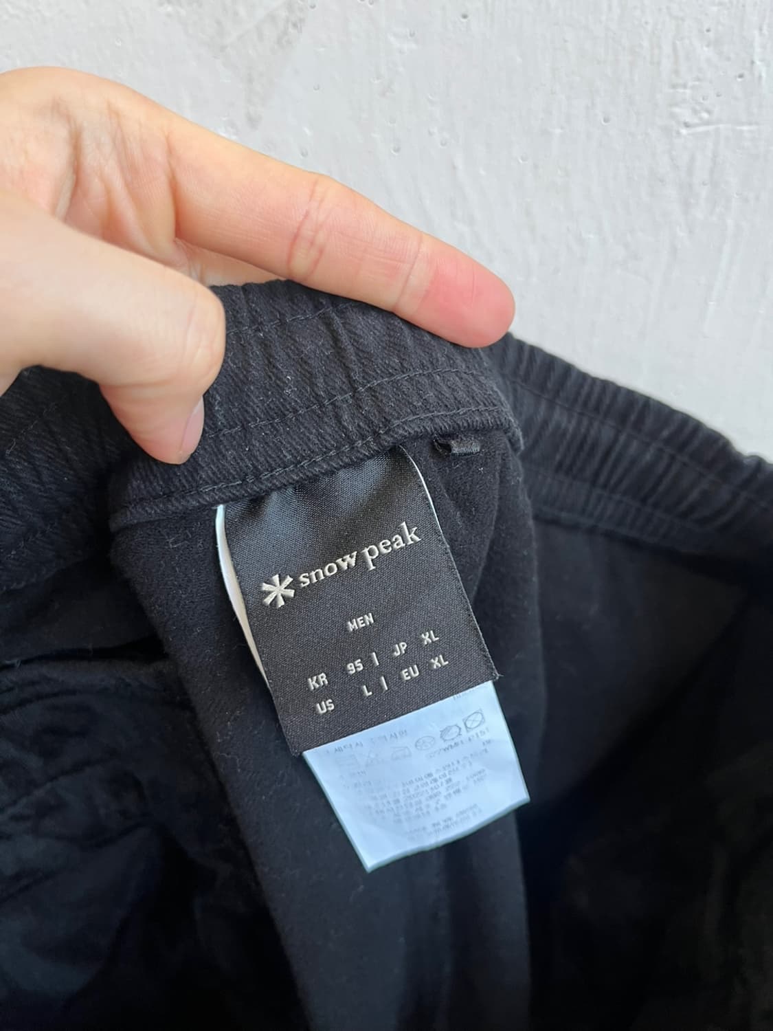 스노우피크 카고팬츠 블랙 34 상품이미지5