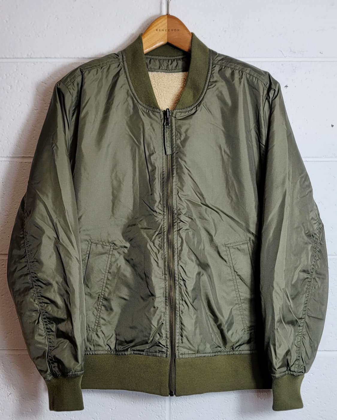 아메리칸이글(남여공용) 리버시블(양면) MA-1 항공점퍼(블루종) 판매 상품이미지2