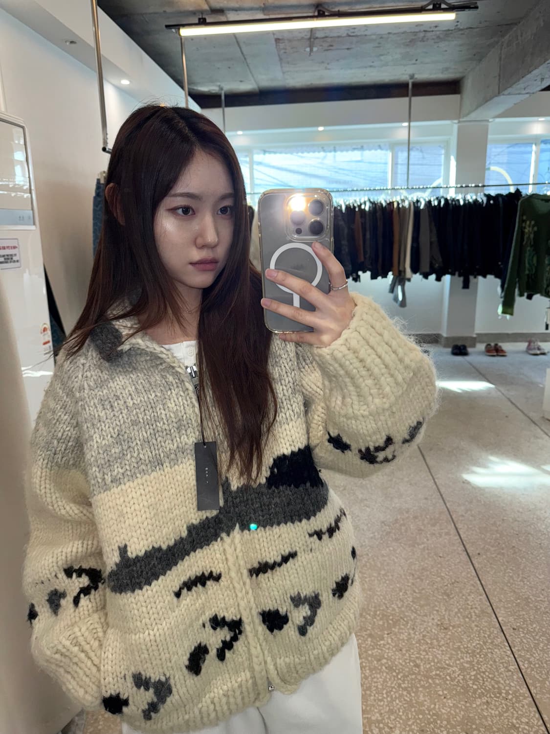 KANATA zip-up cardigan 상품이미지1